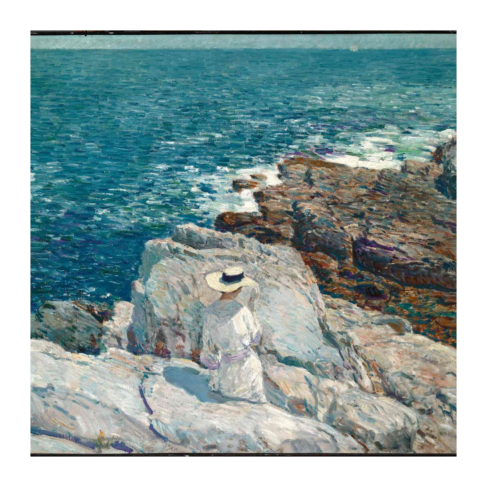 Serene Coastal View Wall Art
