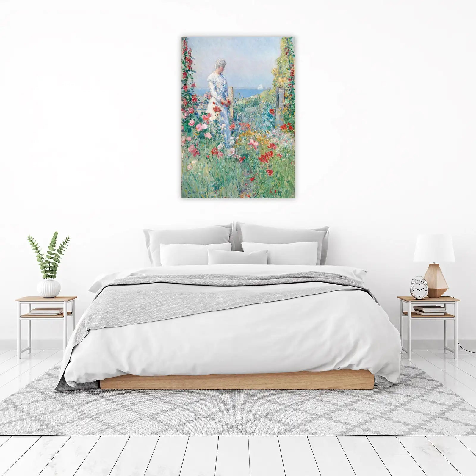 Impressionist Garden Woman Wall Art