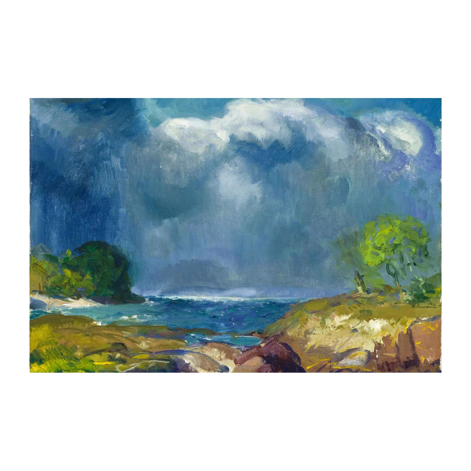 Dramatic Seascape Impresionist Landscape Wall Art