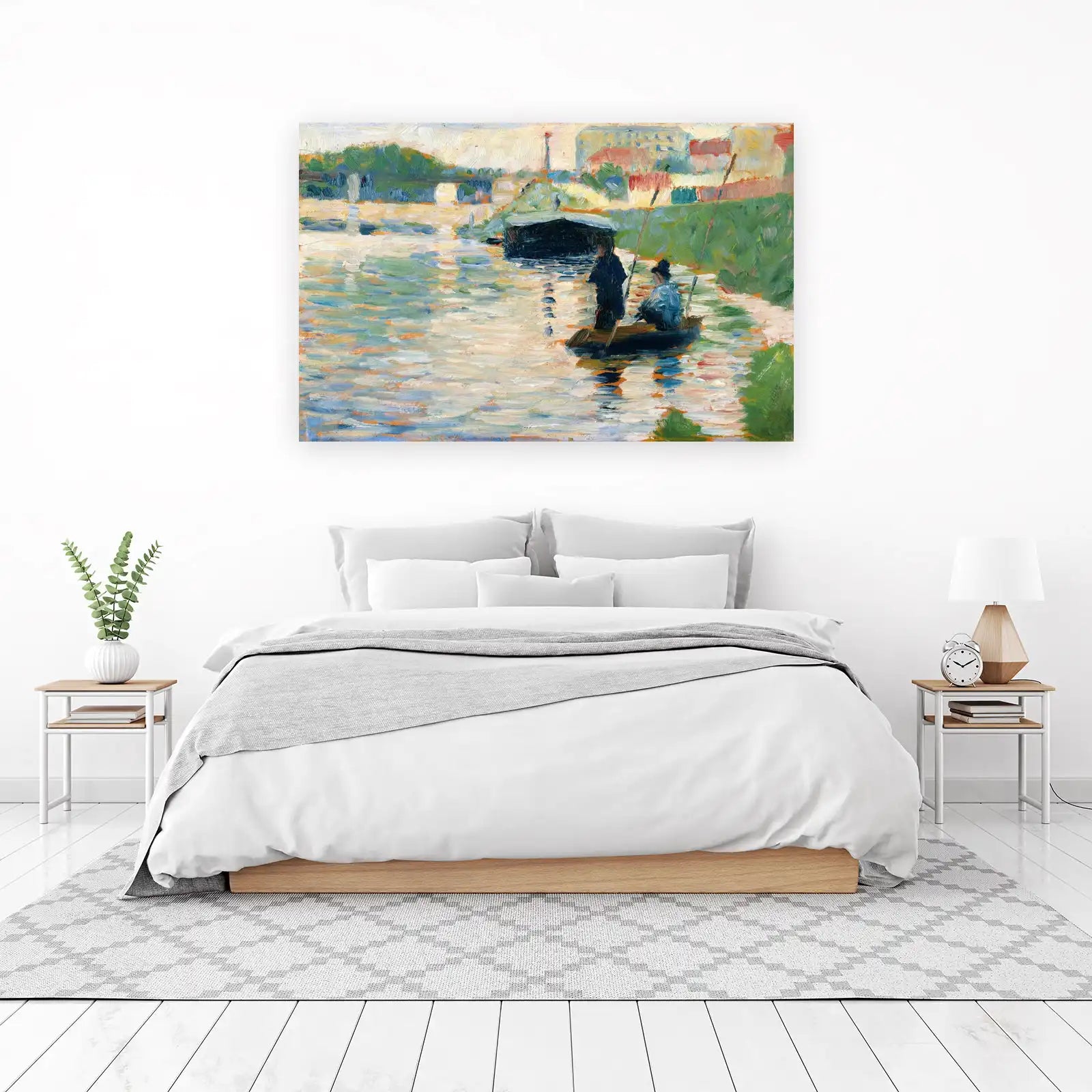 Boating on the Seine Impressionist Wall Art