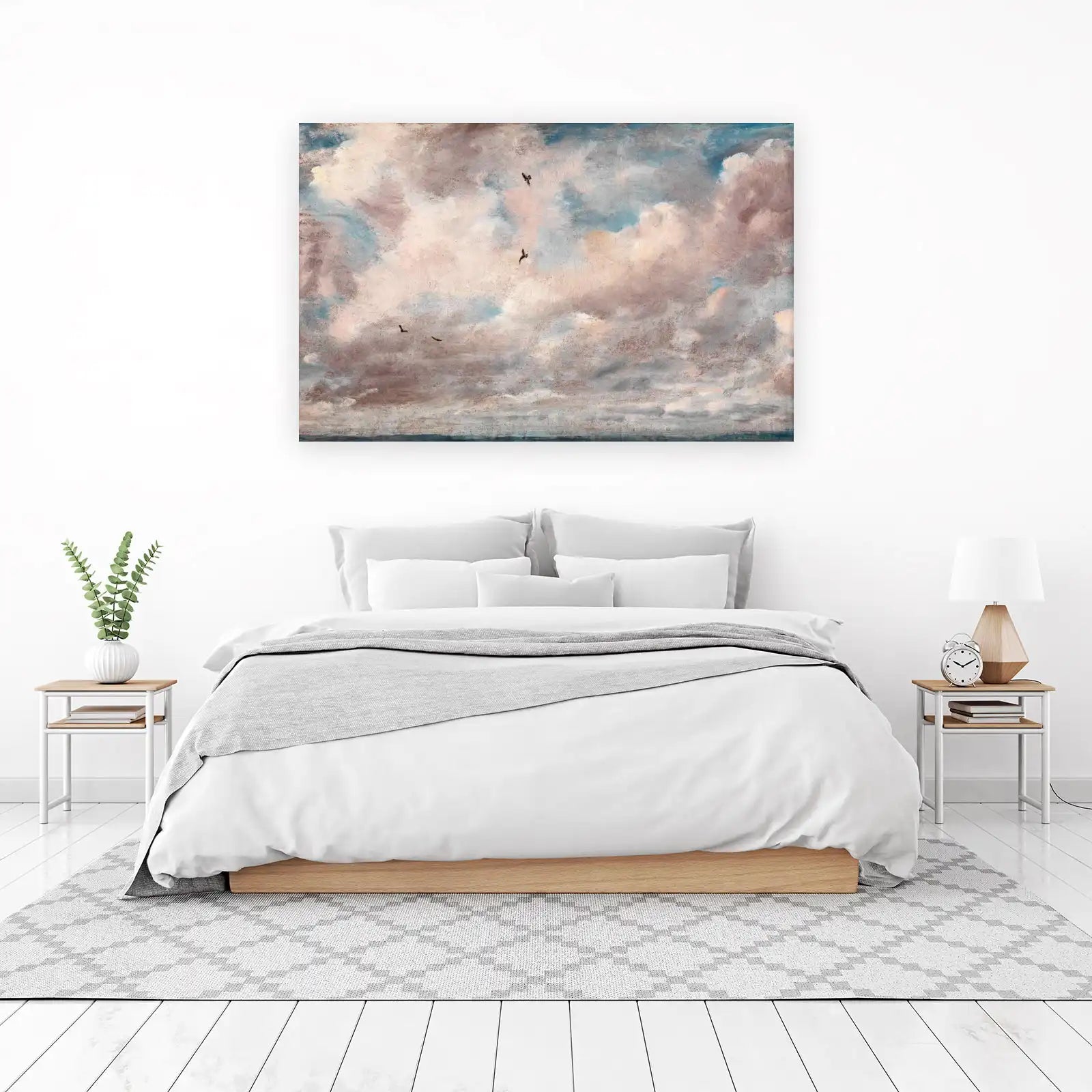Birds in Dramatic Sky Wall Art