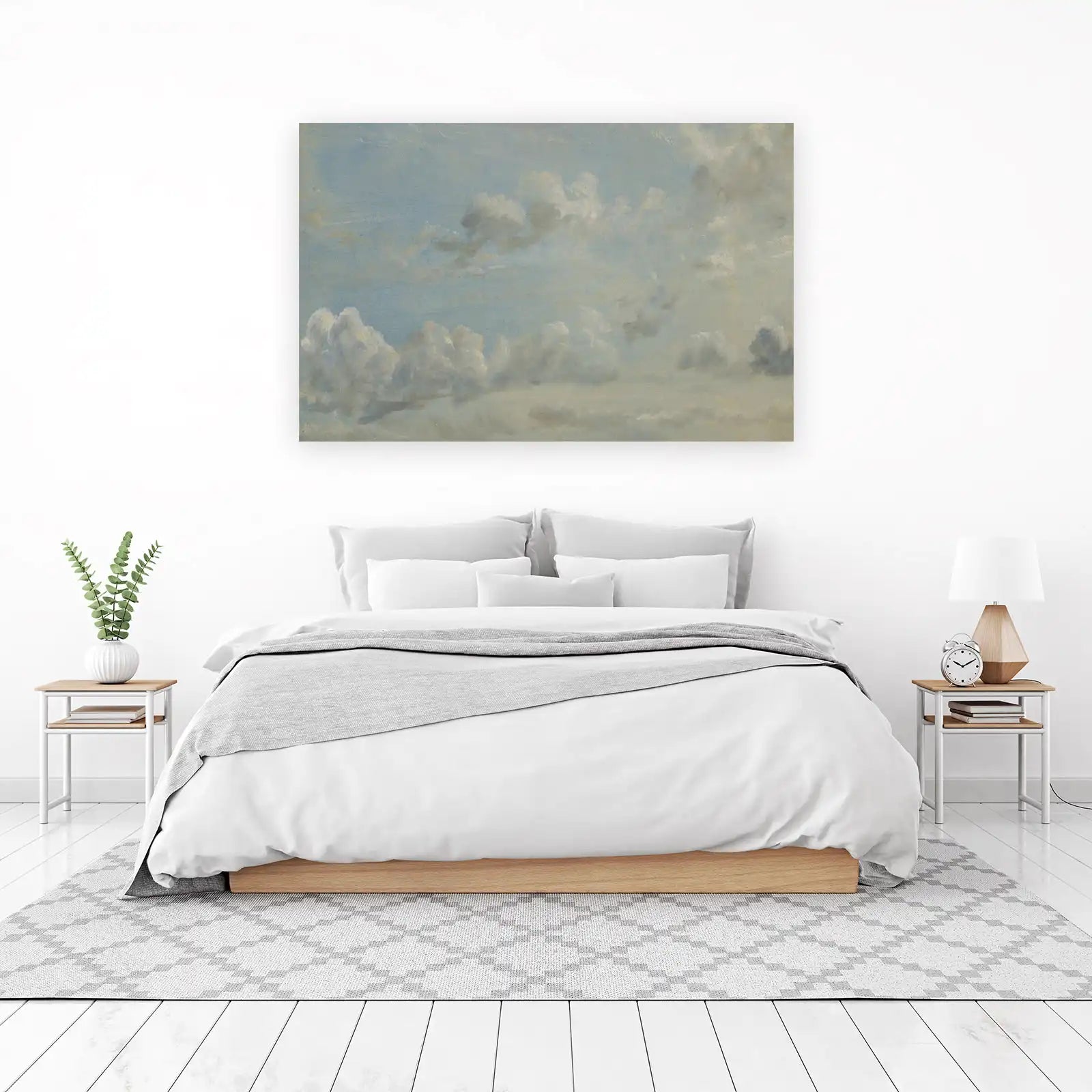 Serene Sky Landscape Cloudscape Wall Art