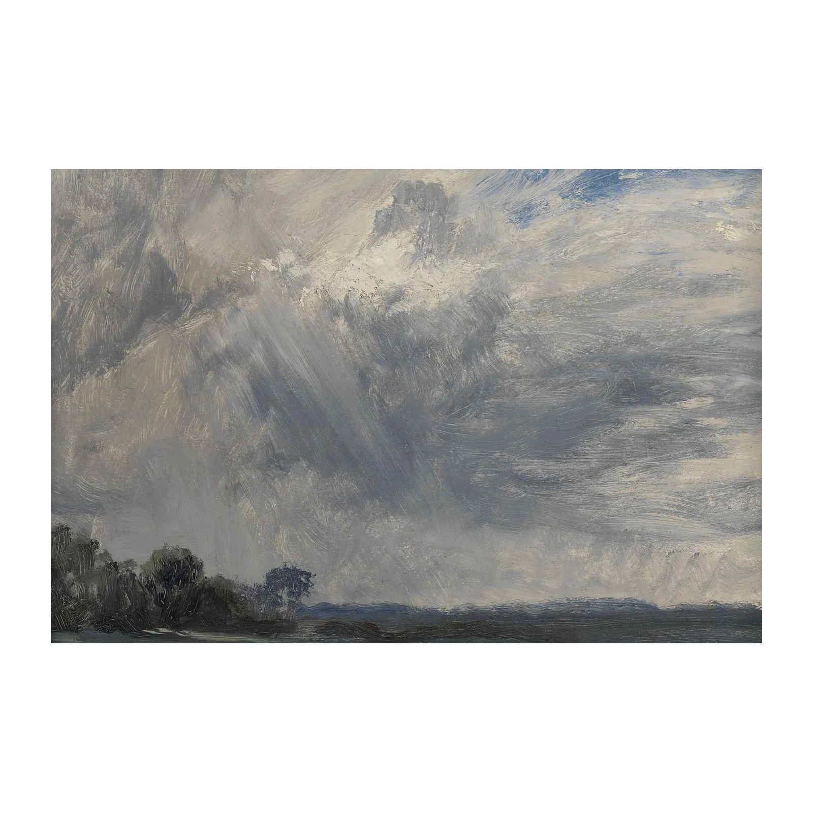 Dramatic Sky Landscape Impressionist Wall Art