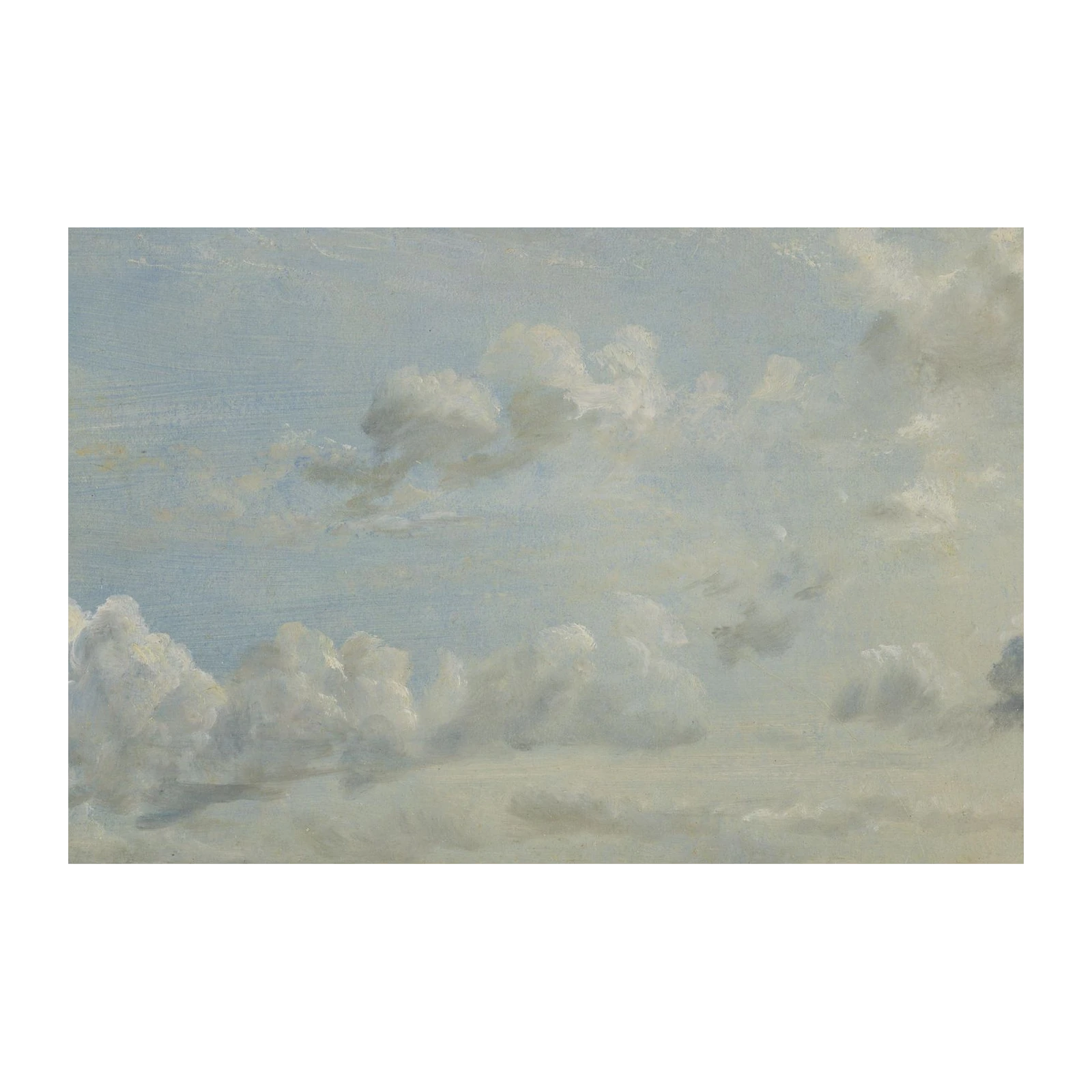 Serene Sky Clouds Landscape Wall Art