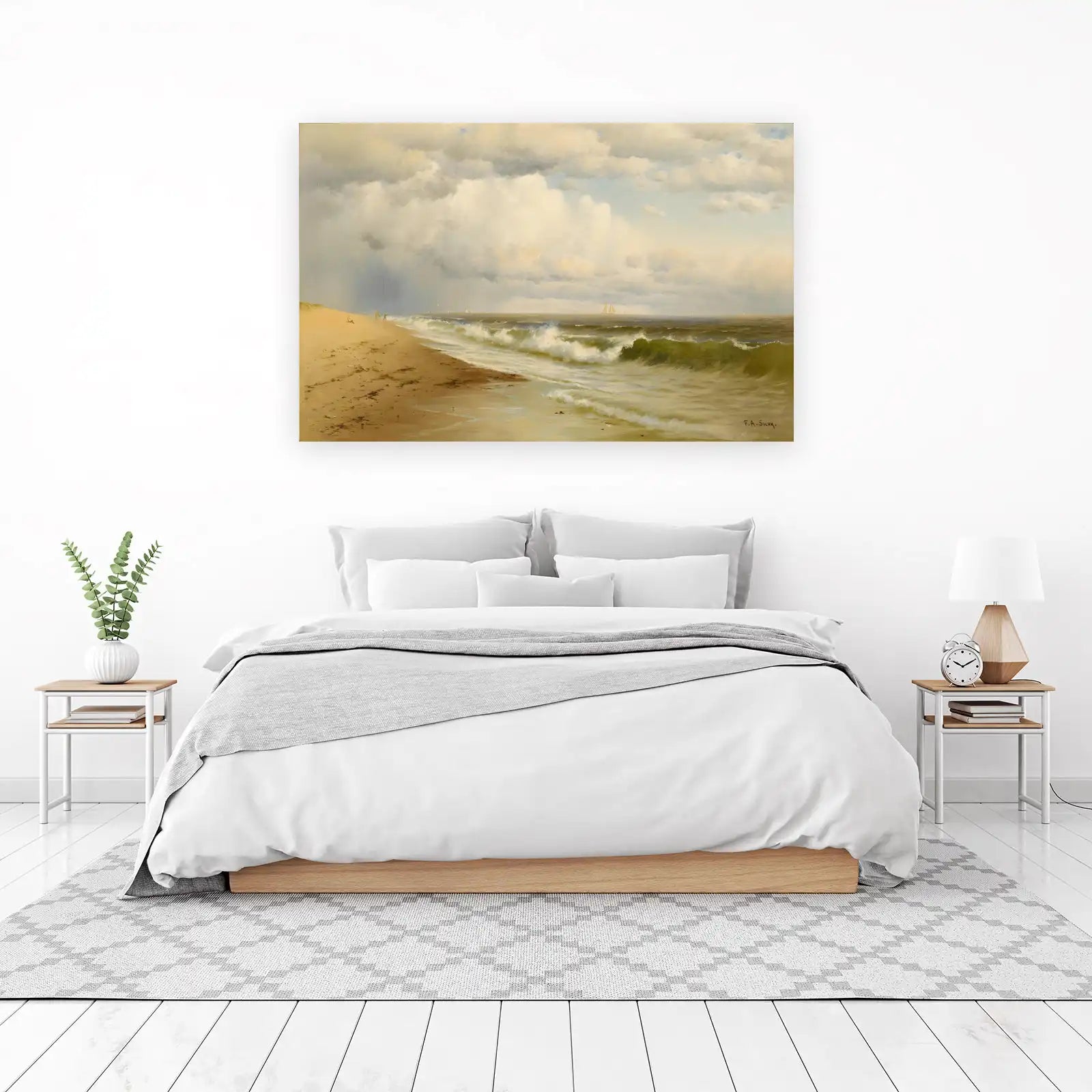 Seascape Storm Approaching Wall Art