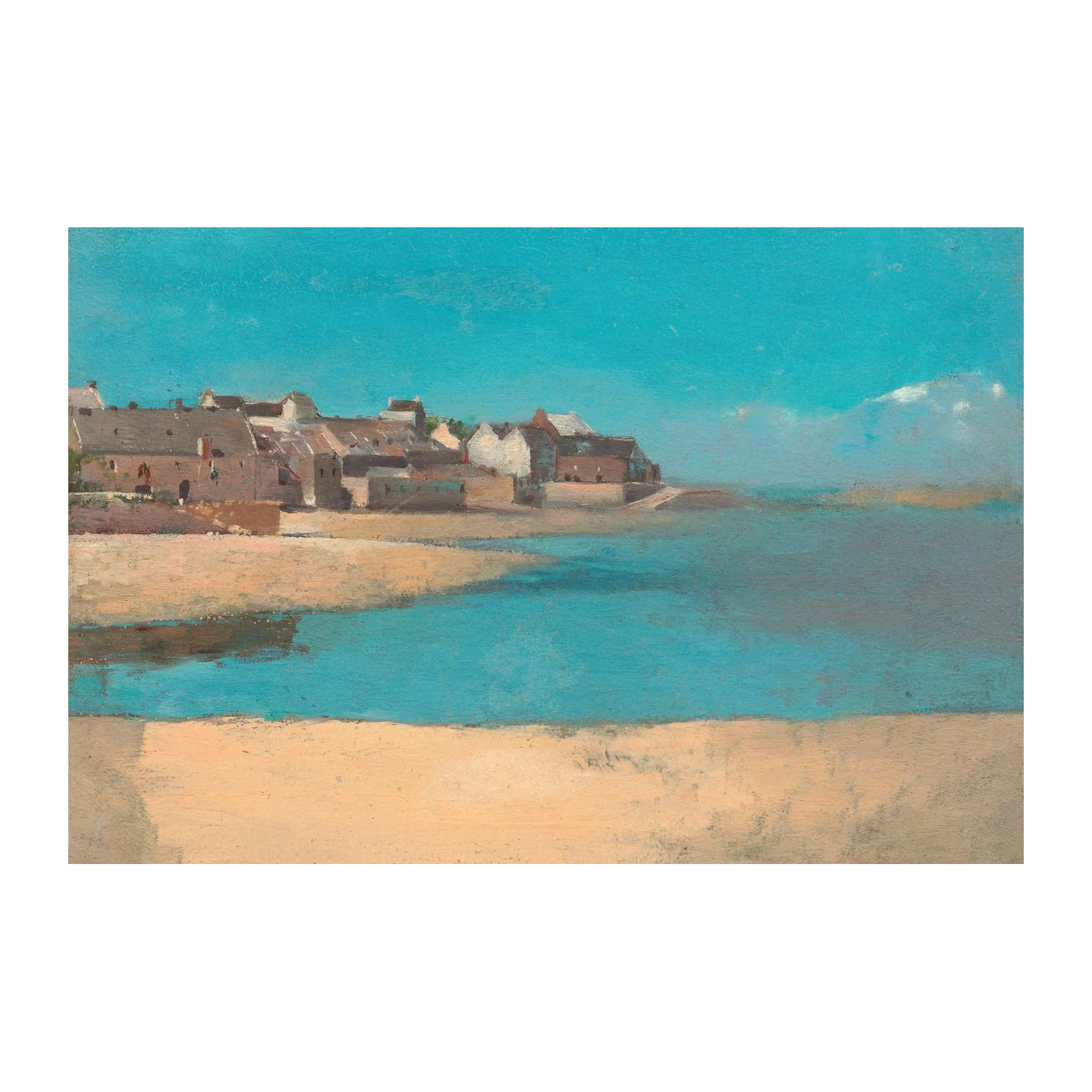 Coastal Village Serenity Odilon Redon Wall Art