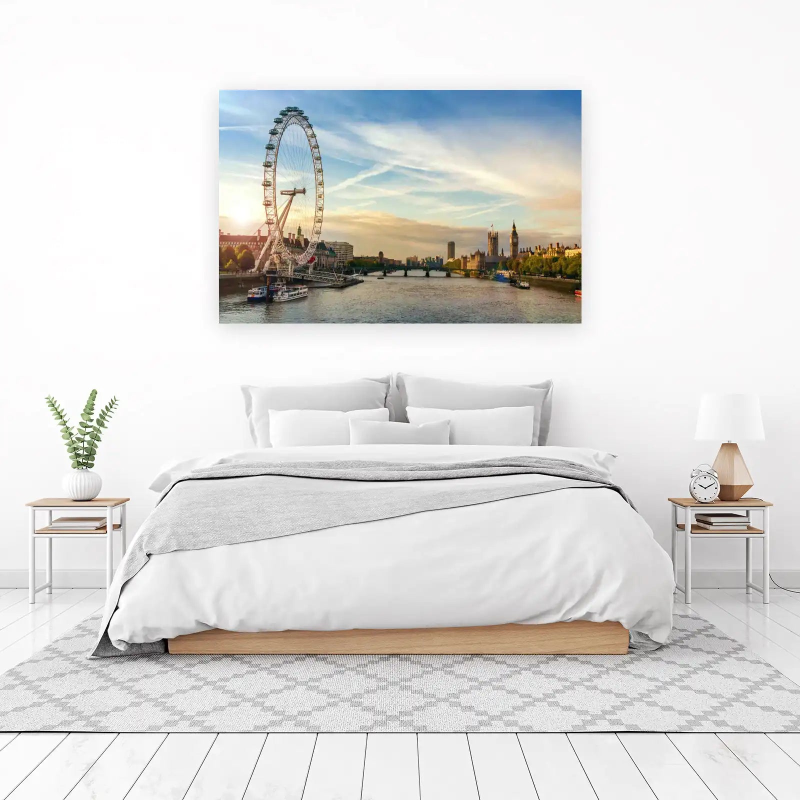 London Eye & Big Ben Skyline Wall Art