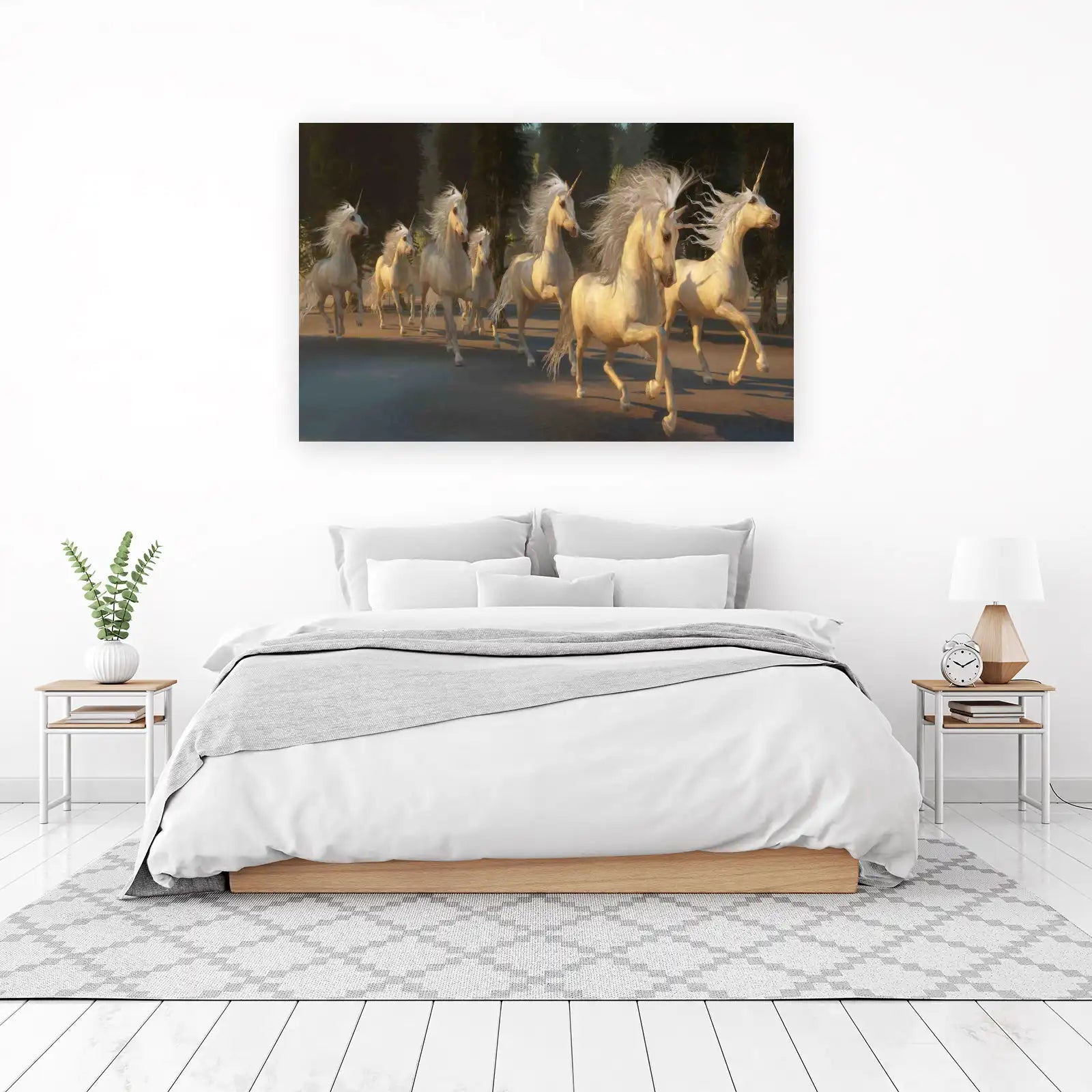 Majestic Unicorn Herd Wall Art