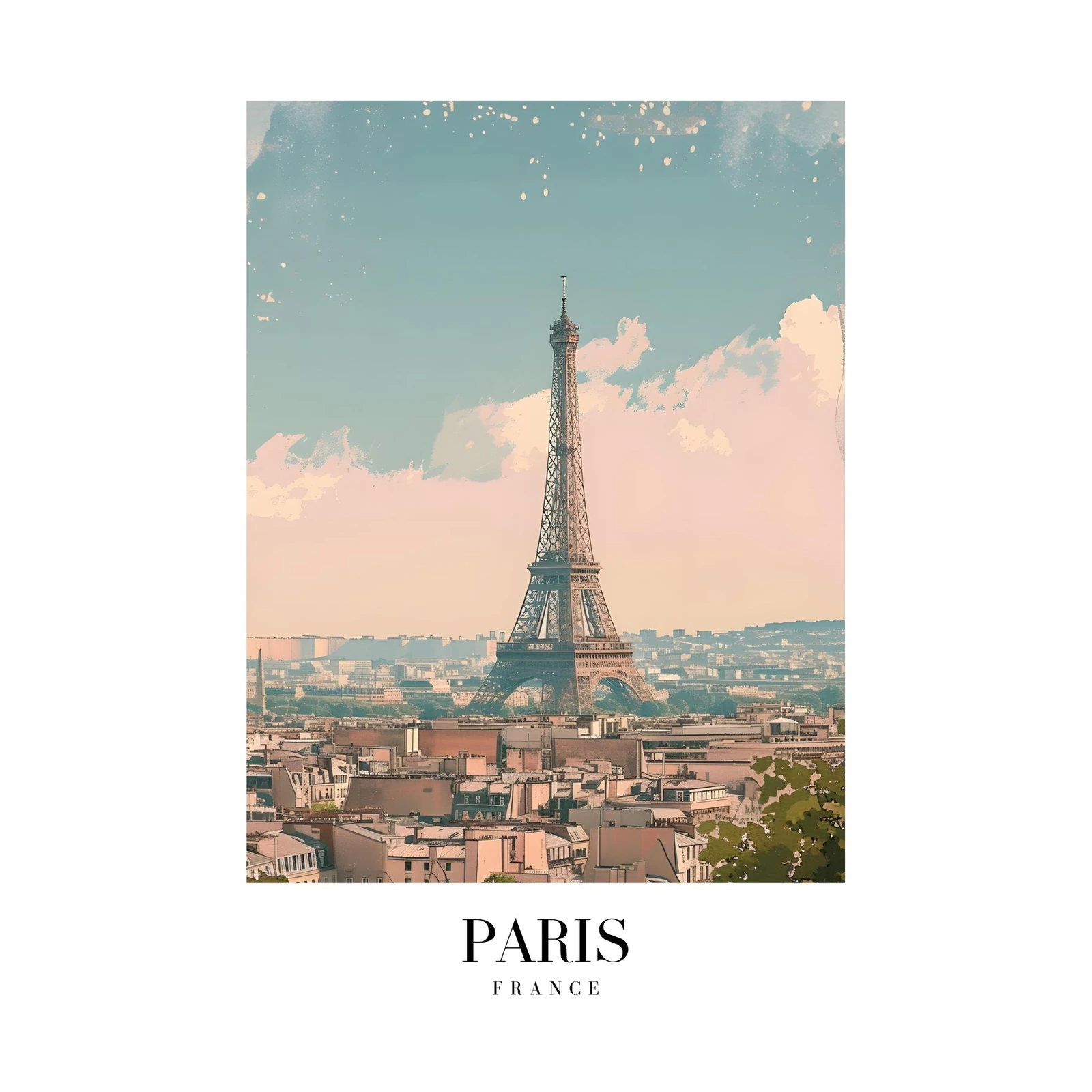 Parisian Dream Eiffel Tower Wall Art