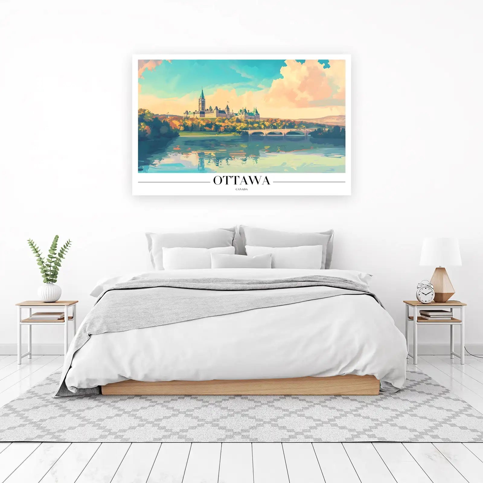 Scenic Ottawa Parliament Hill Wall Art