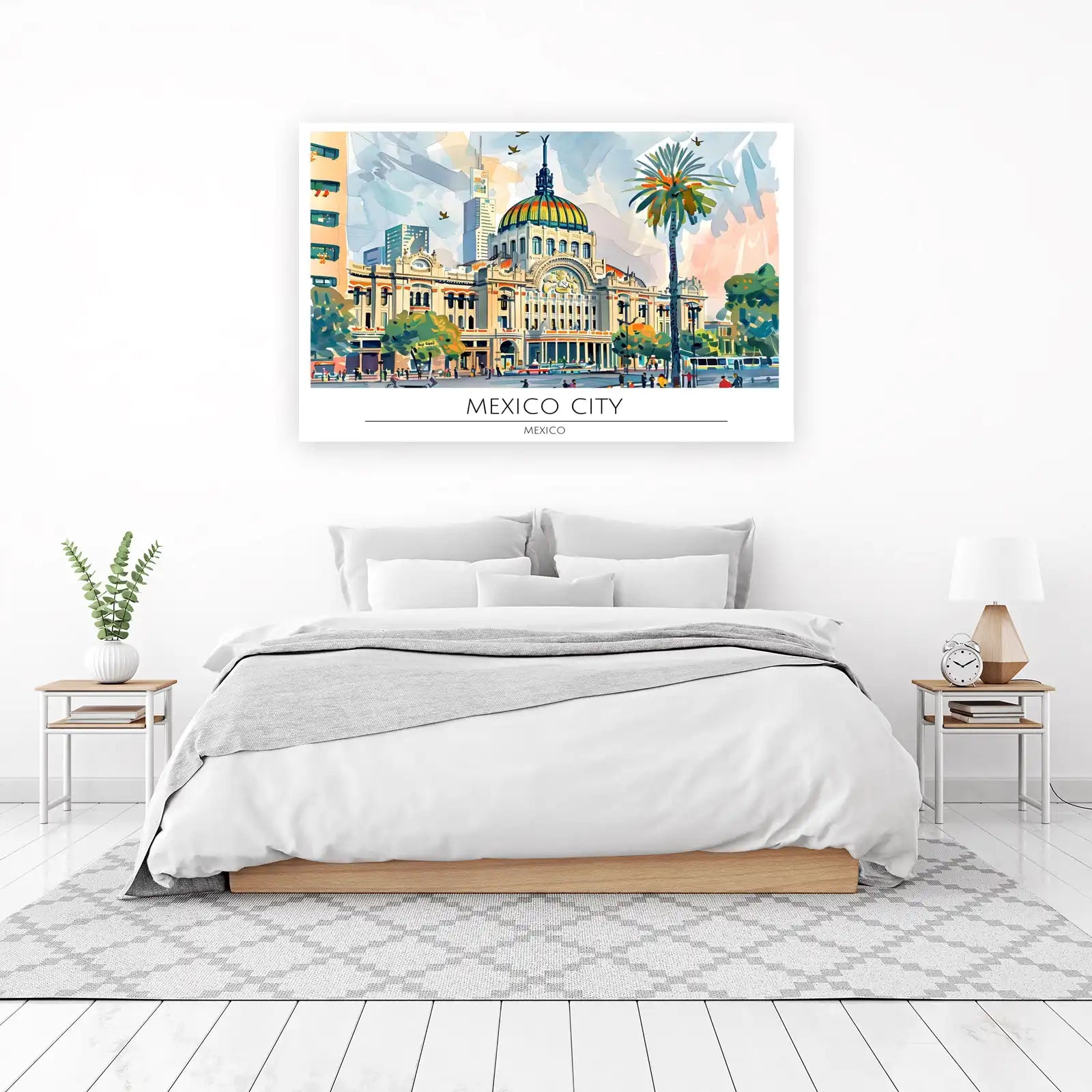 Vibrant Mexico City Art Wall Art