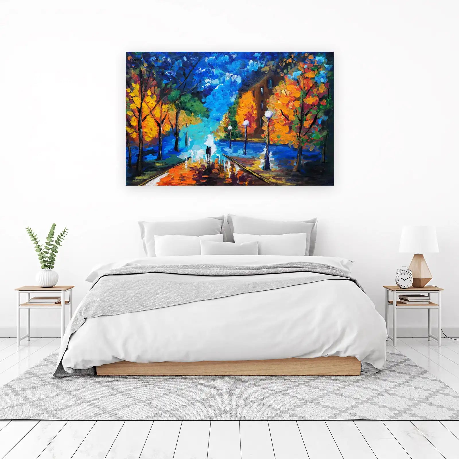 Vibrant Autumn Stroll Wall Art