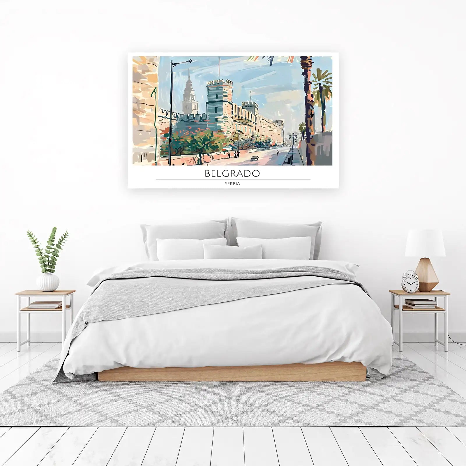 Belgrade Castle Serbian Cityscape Wall Art