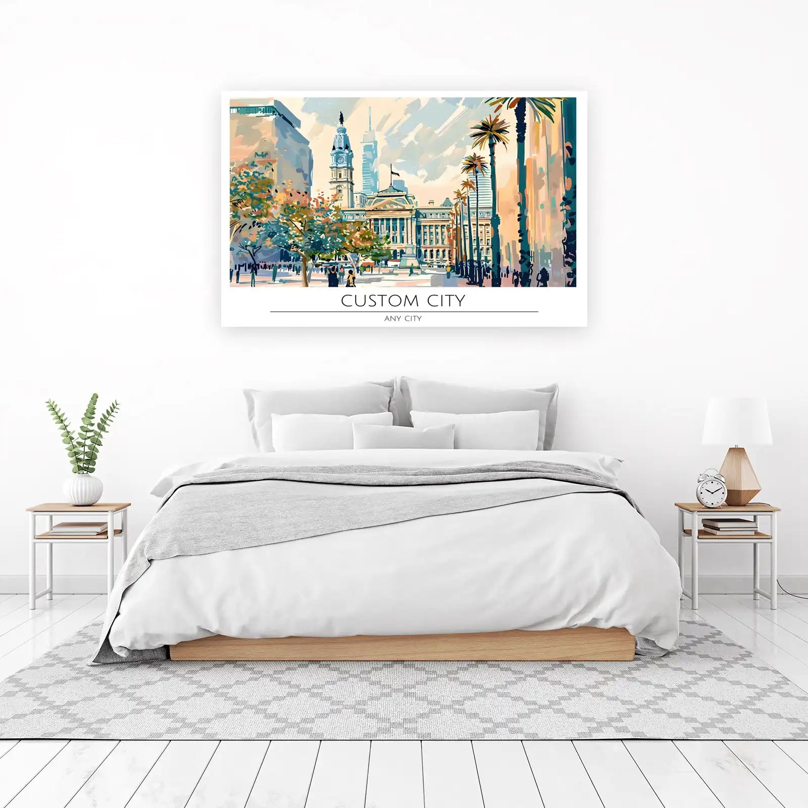 Vibrant Cityscape Wall Art for Modern Homes