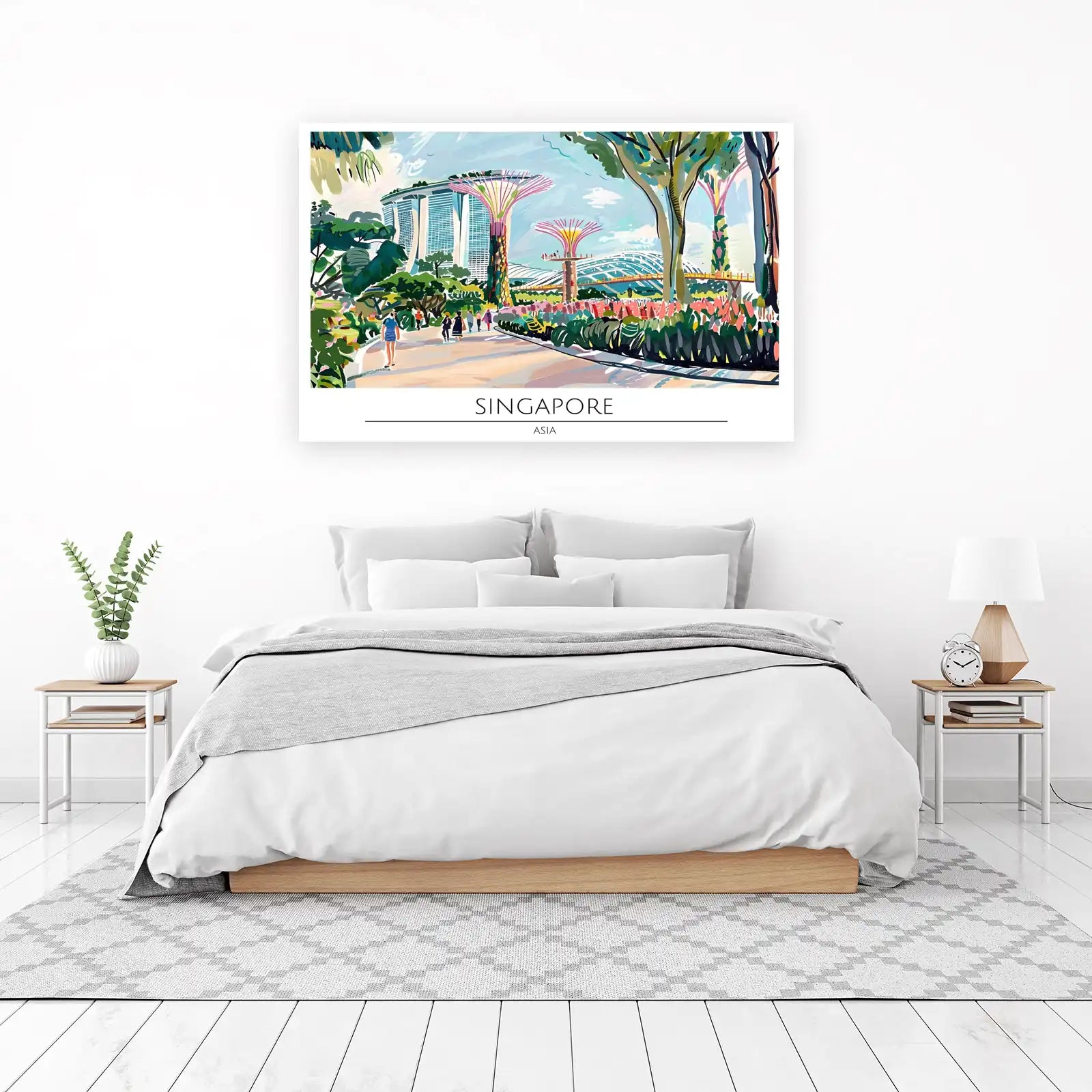 Vibrant Singapore Gardens Wall Art