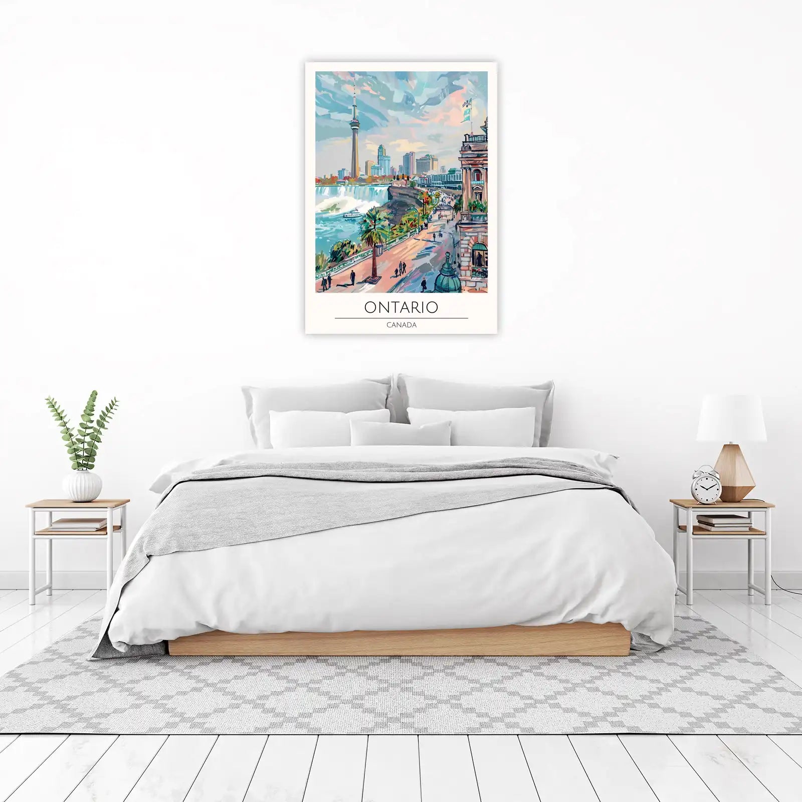 Vibrant Ontario Cityscape Wall Art