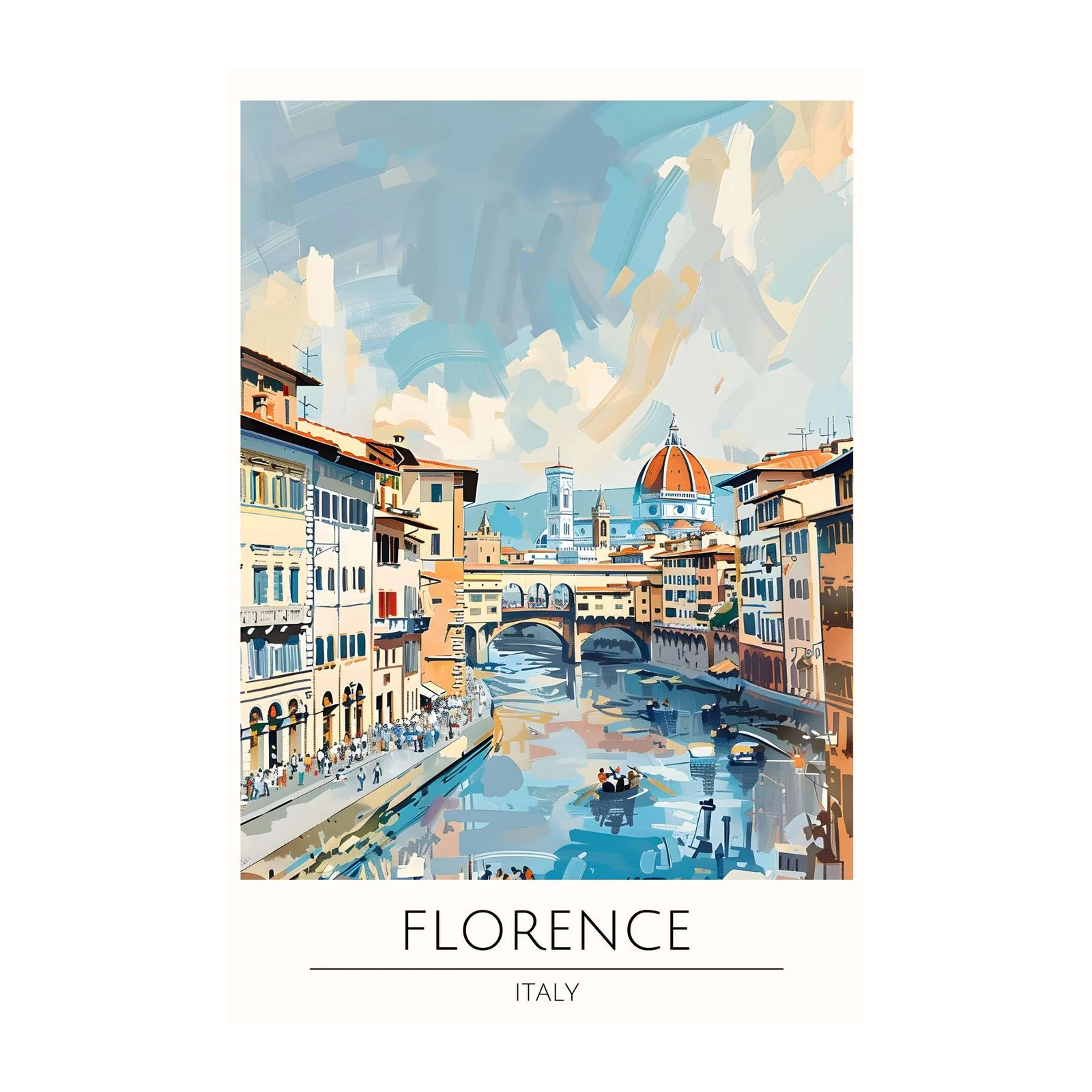 Florence Ponte Vecchio Artwork Wall Art