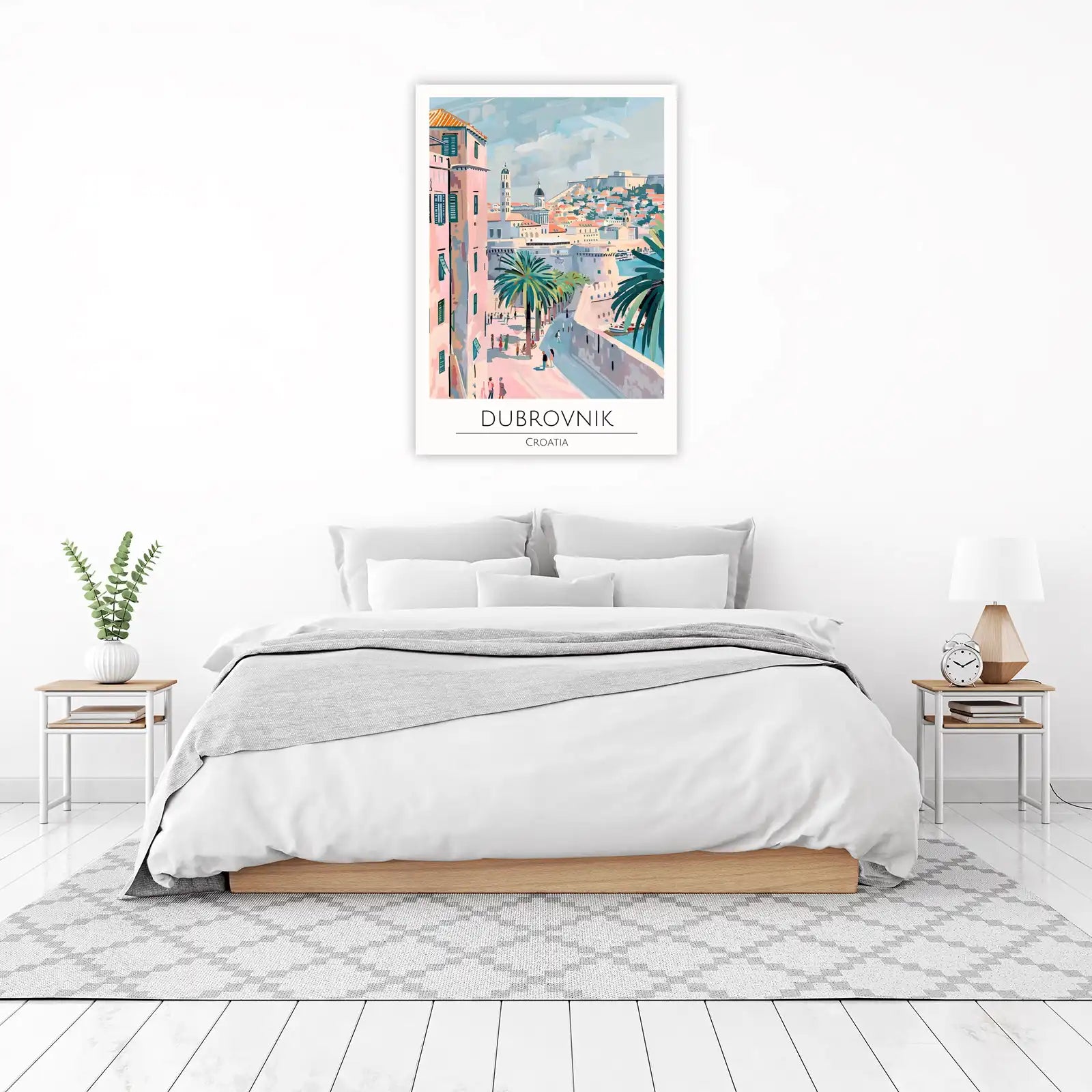 Dubrovnik Coastal Cityscape Wall Art
