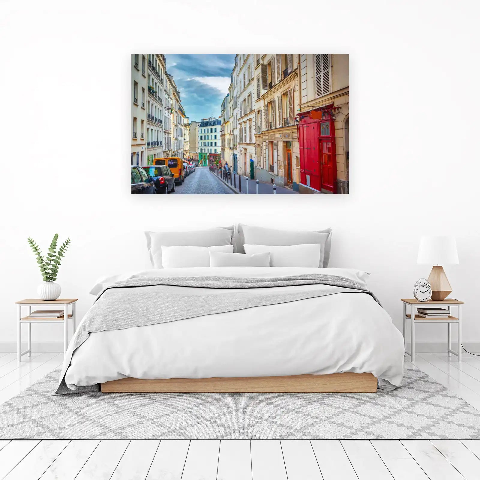 Charming Paris Street Scene Wall Art