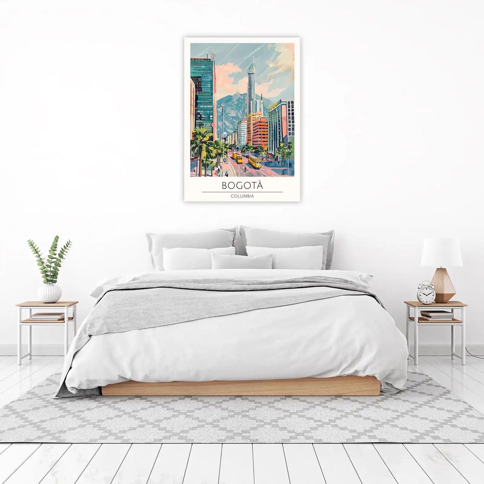 Vibrant Bogotà Cityscape Wall Art