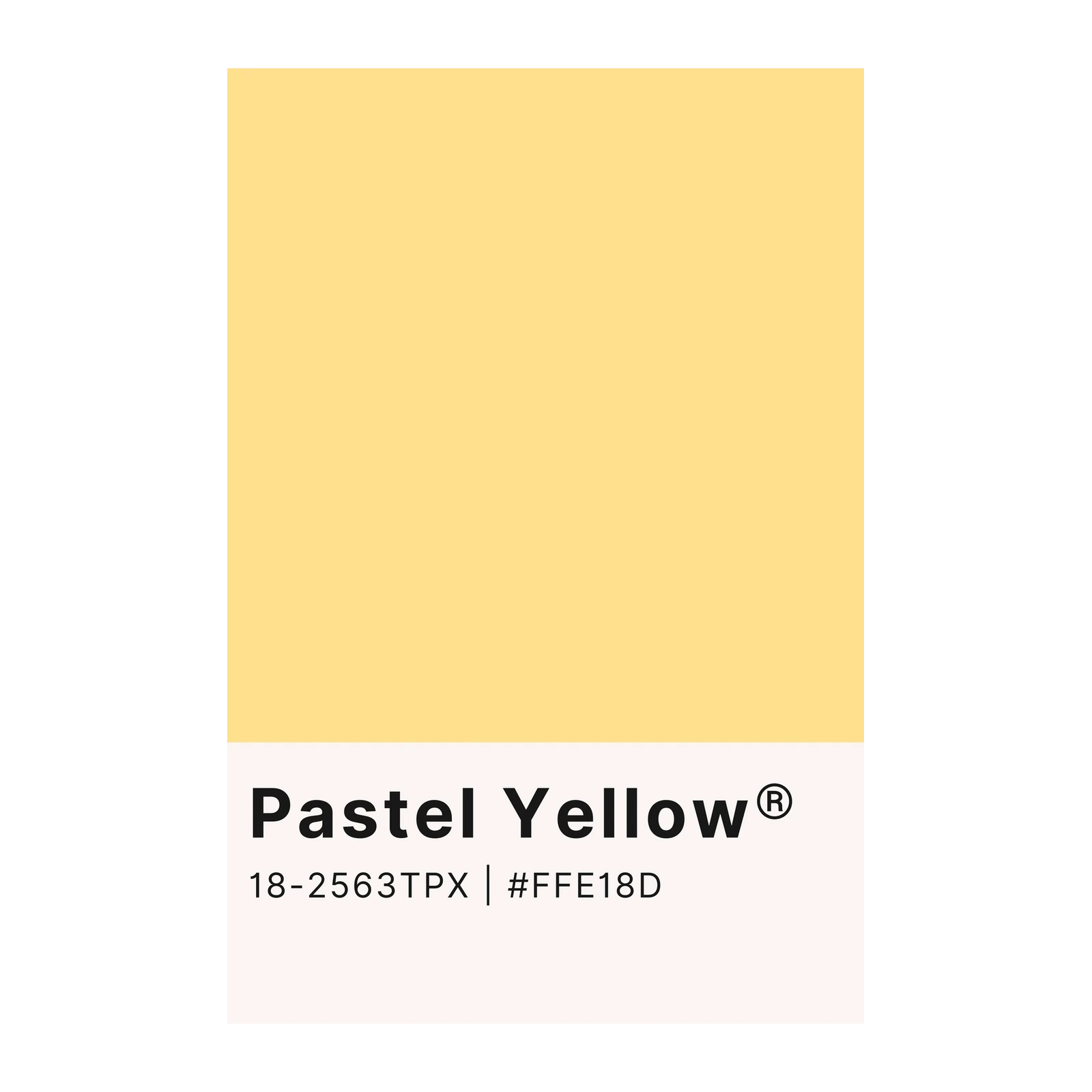 Serene Pastel Yellow Gradient Wall Art