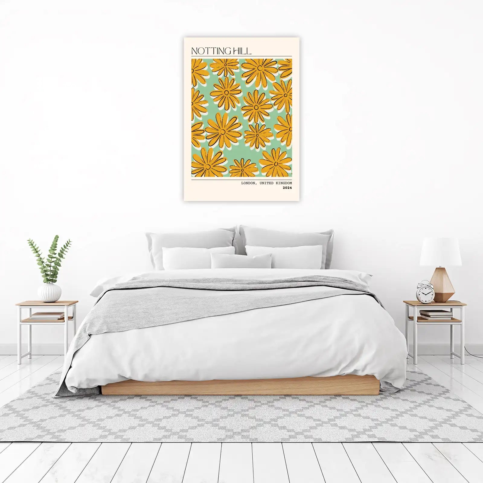 Notting Hill Daisy Burst Wall Art