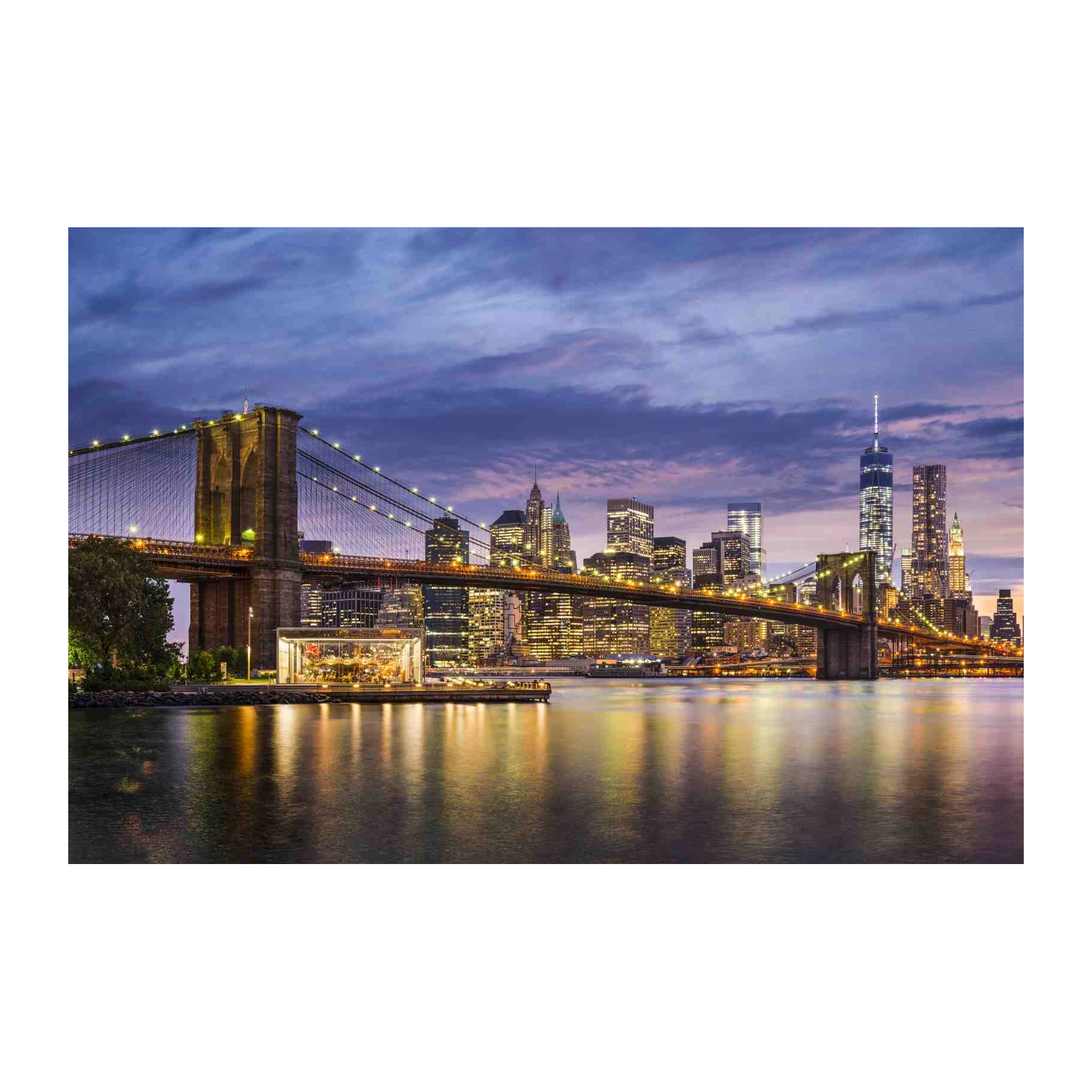 New York Skyline Brooklyn Bridge Wall Art