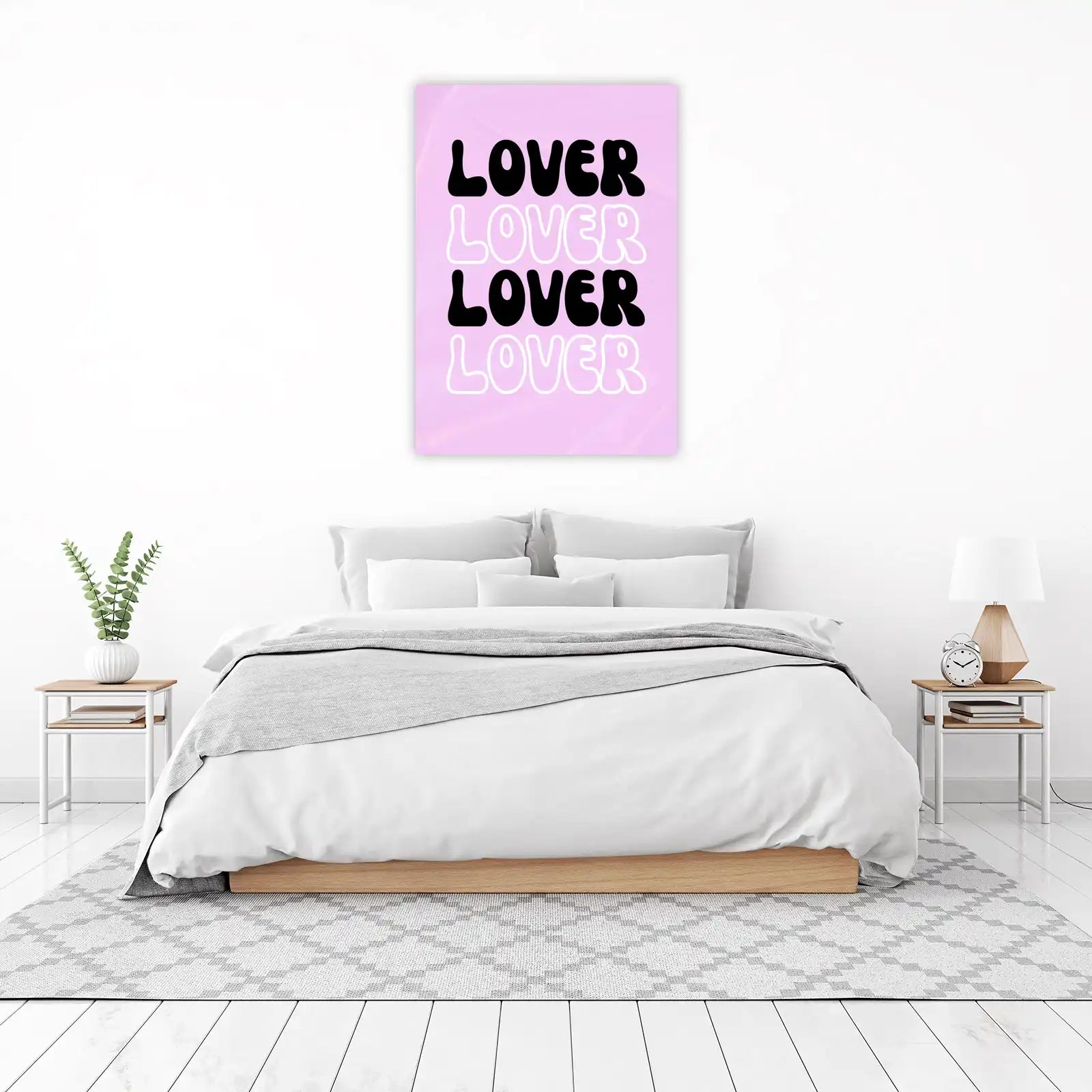 Groovy Love Text Wall Art