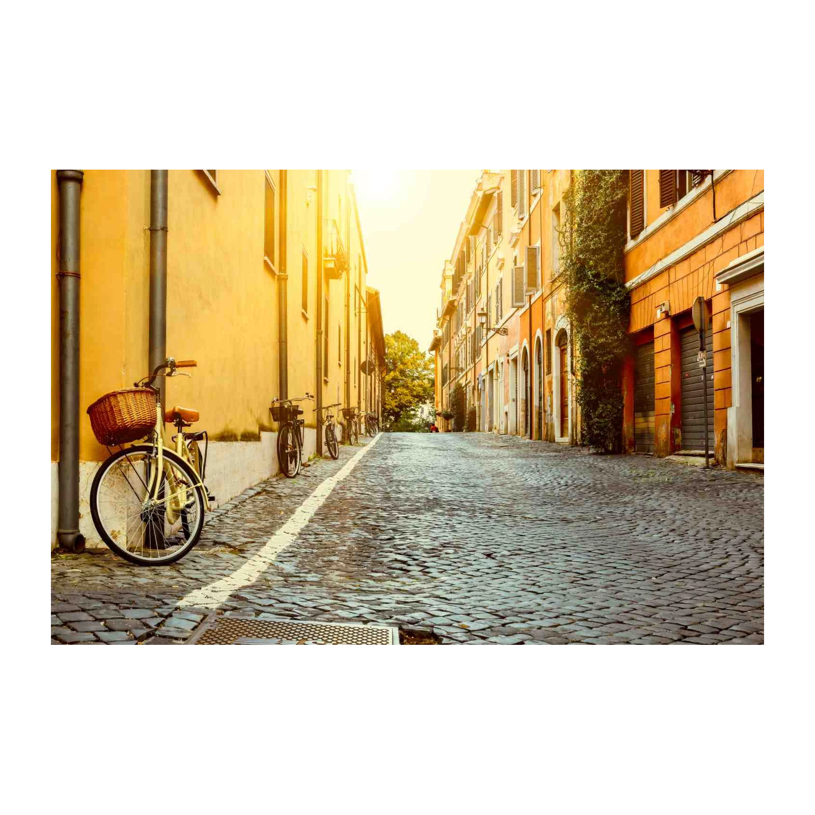 Charming Italian Street Scene Wall Art