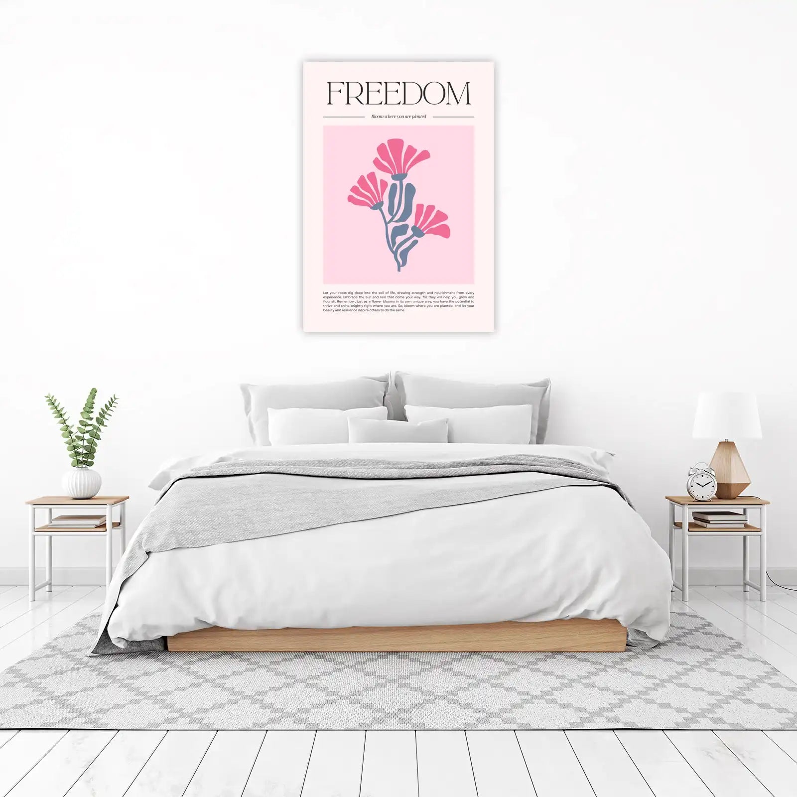 Boho Floral "Bloom" Wall Art