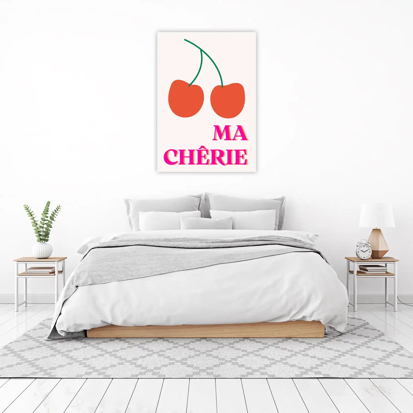 Chic Cherry 'Ma Chérie' Wall Art Wall Art