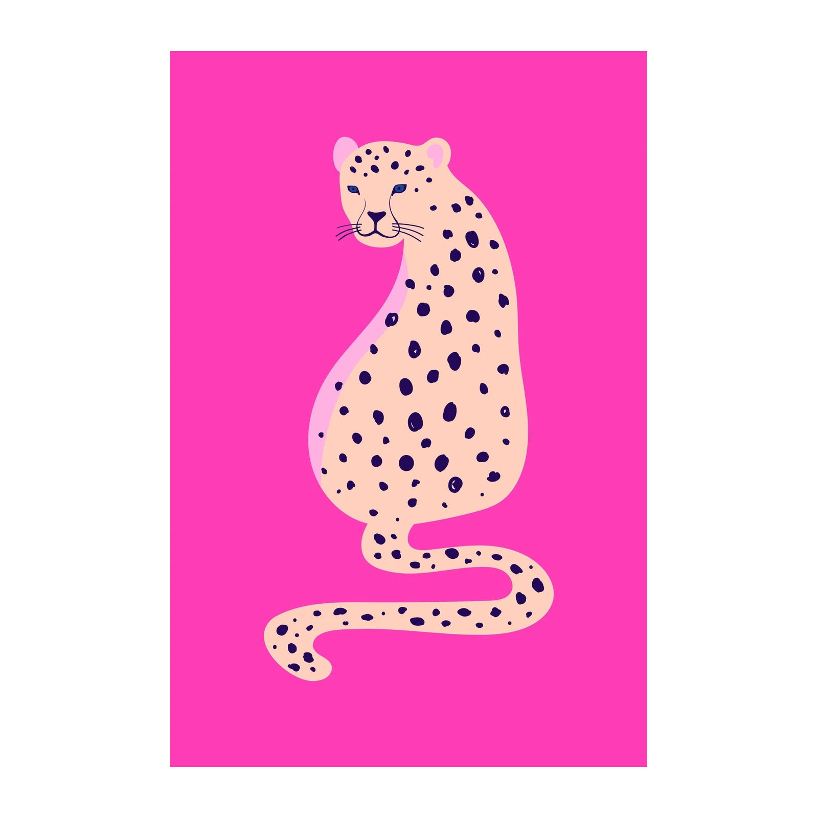 Vibrant Cheetah Portrait Wall Art