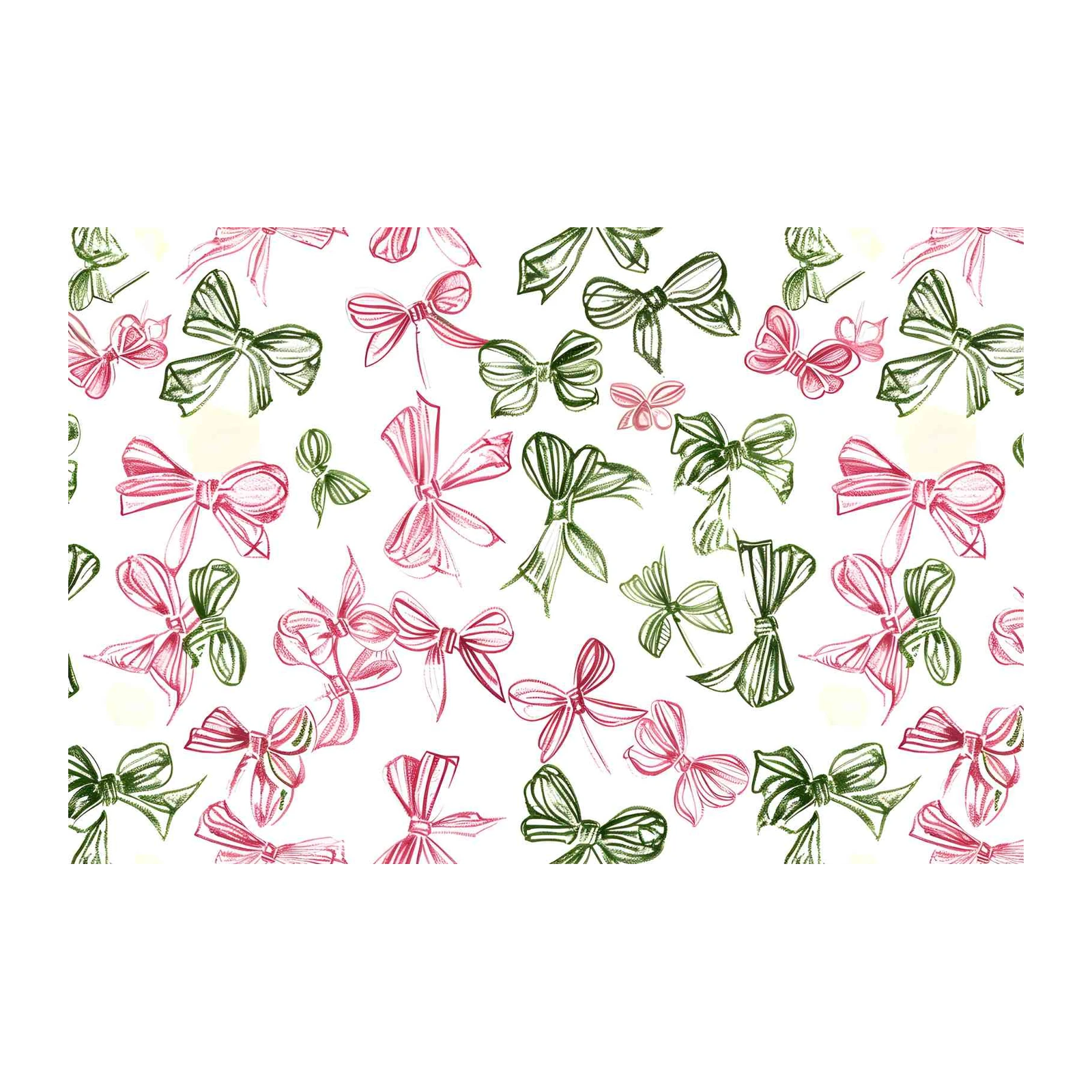 Chic Bow Pattern Wall Art