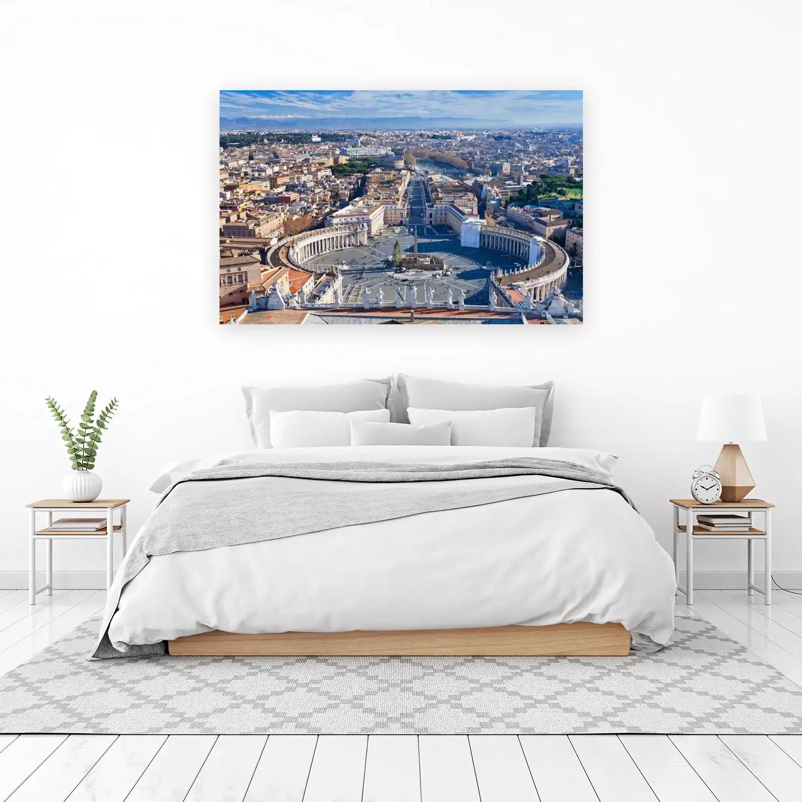 Panoramic Vatican City St. Peter's Square Wall Art