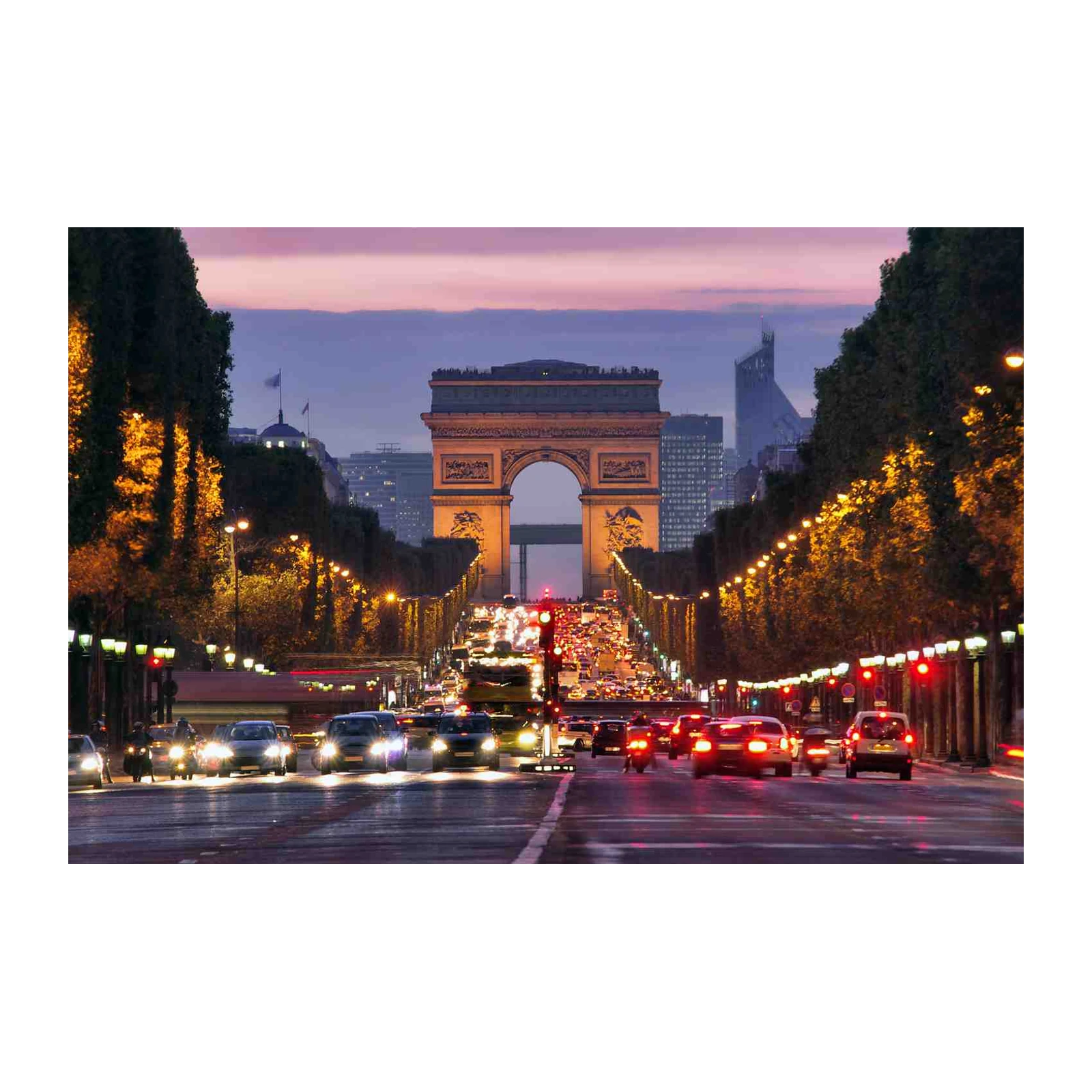Parisian Evening Grandeur Arch Wall Art