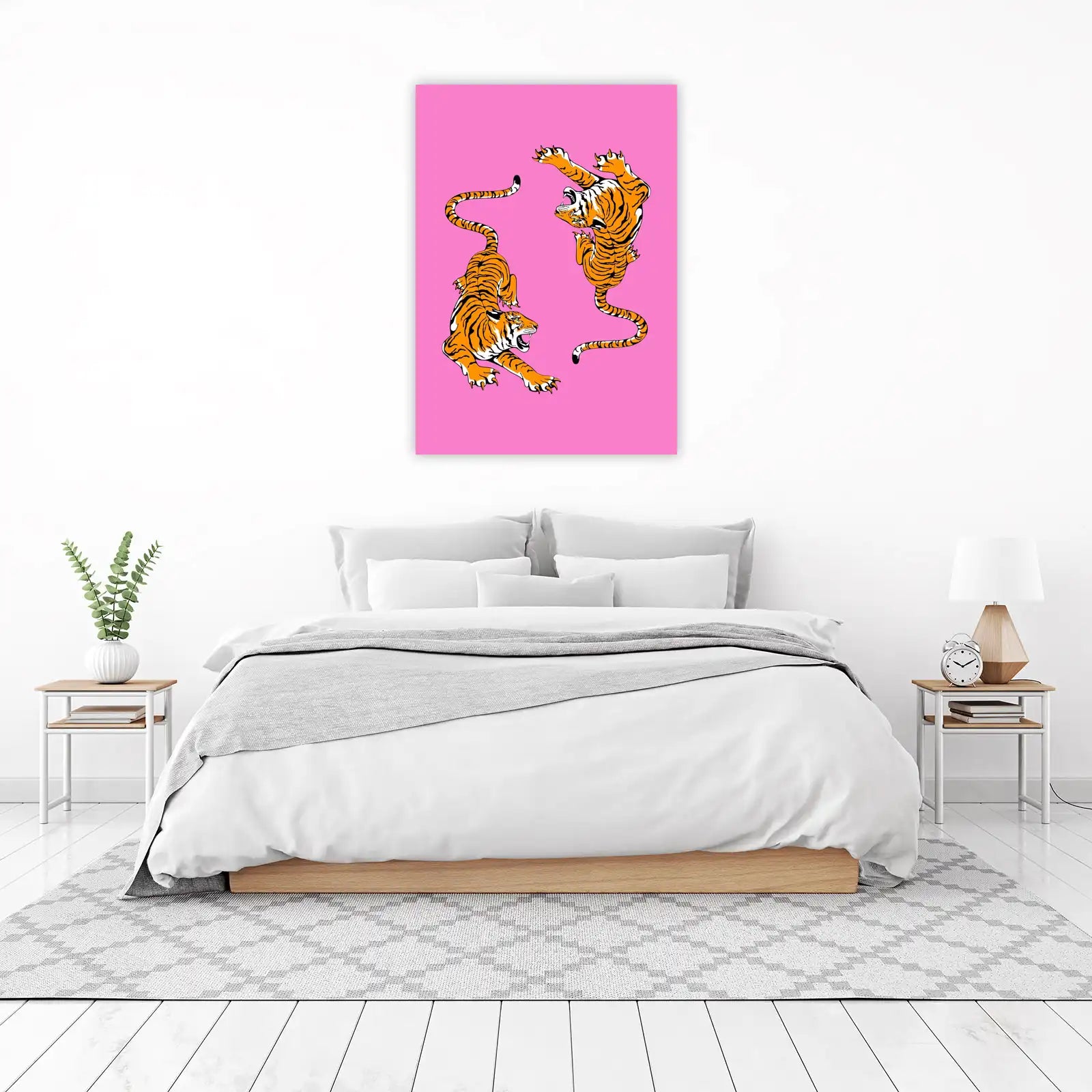 Bold Tiger Duo Pop Art Wall Art