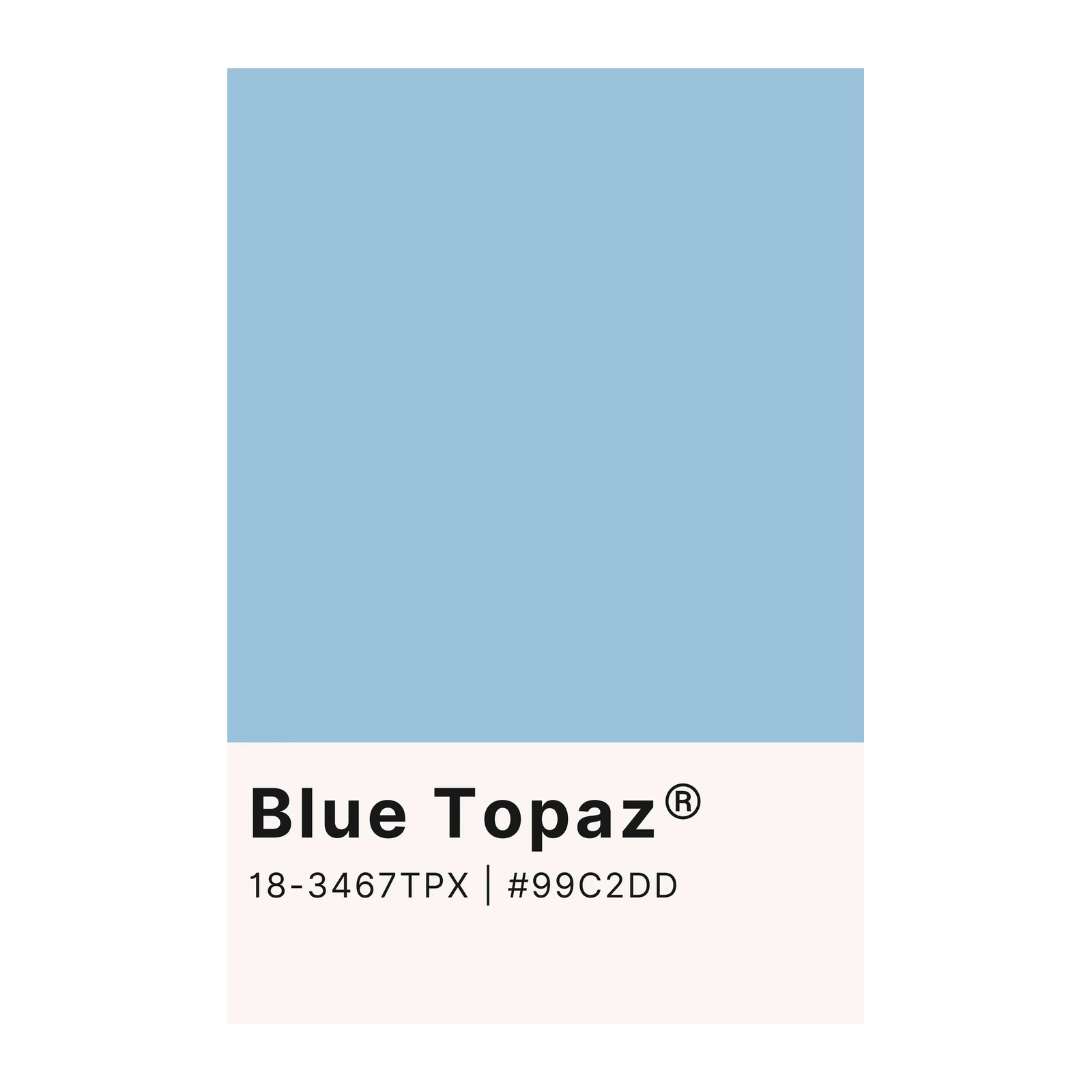 Serene Blue Topaz Minimalist Wall Art