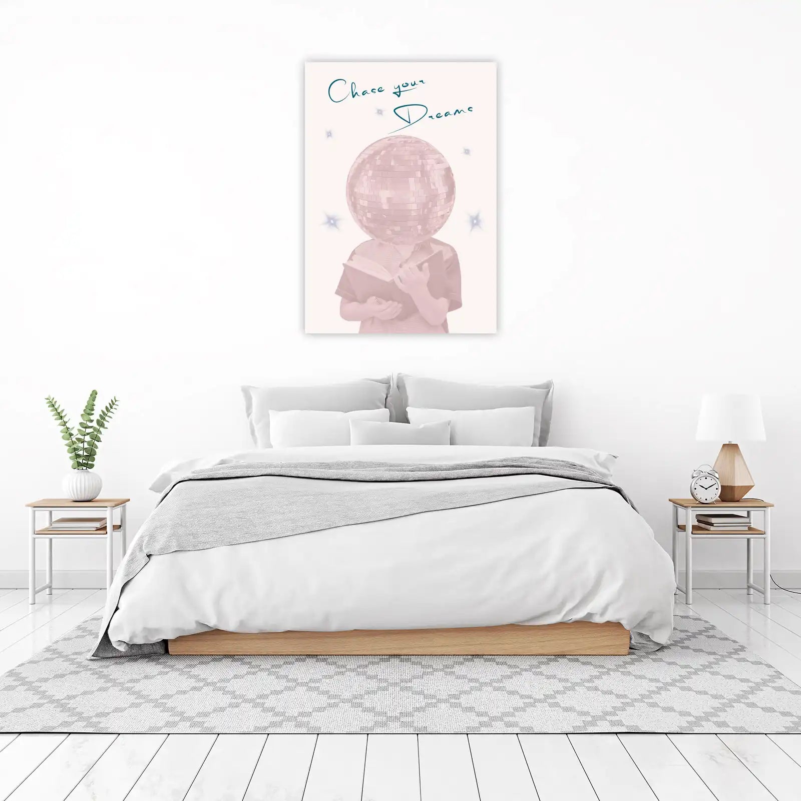 Chase Your Dreams Disco Ball Wall Art