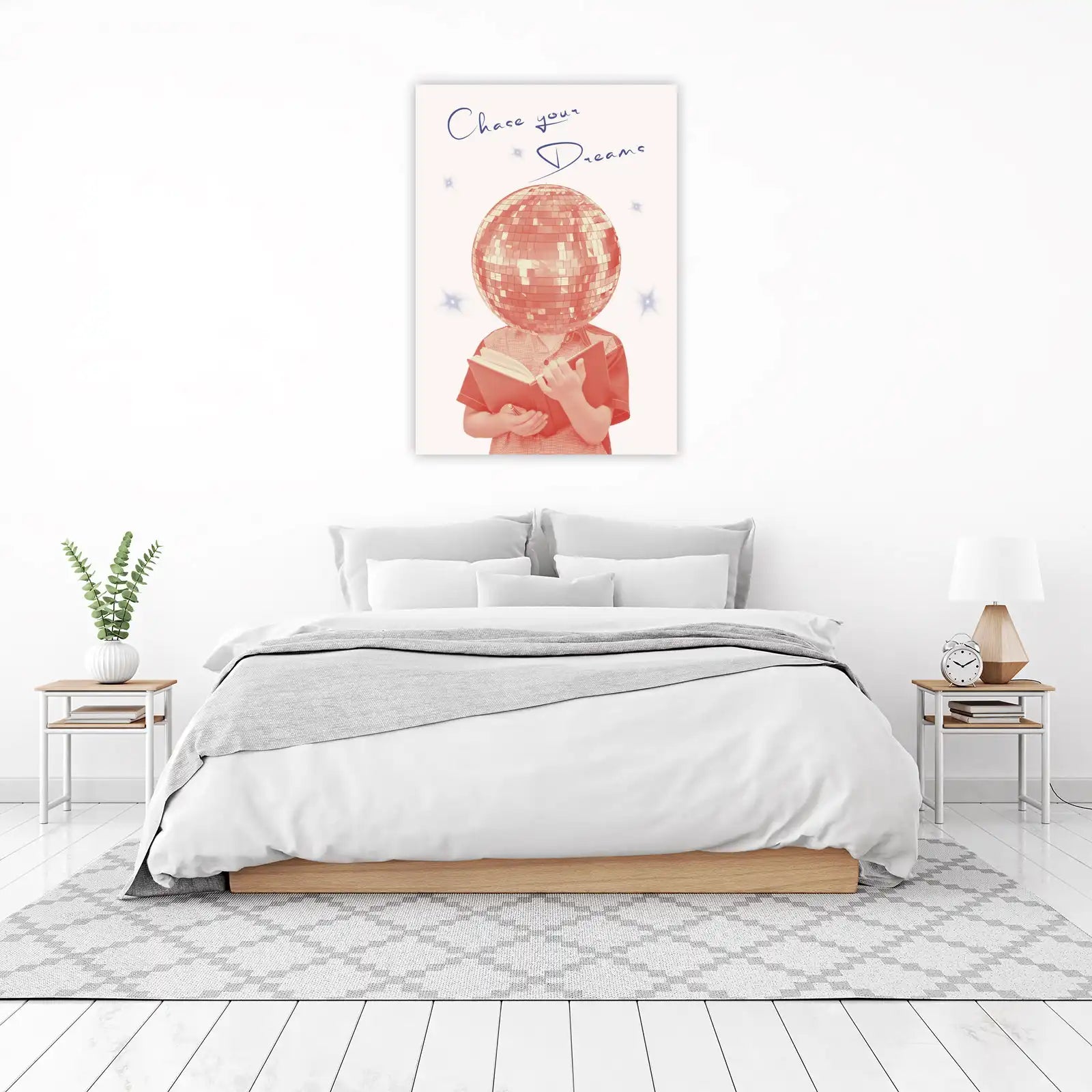 Chase Your Dreams Disco Ball Wall Art