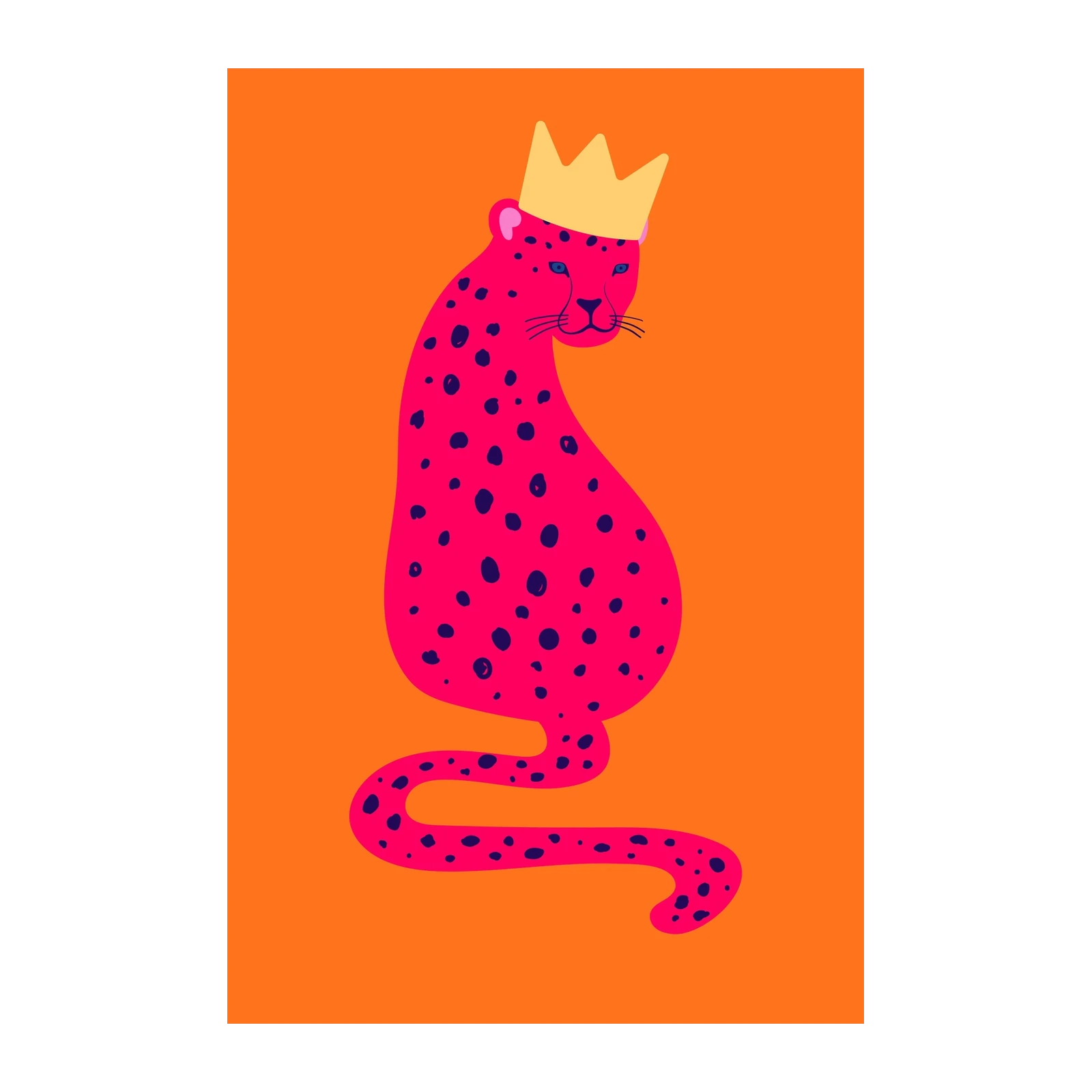 Royal Cheetah Pop Art Wall Art