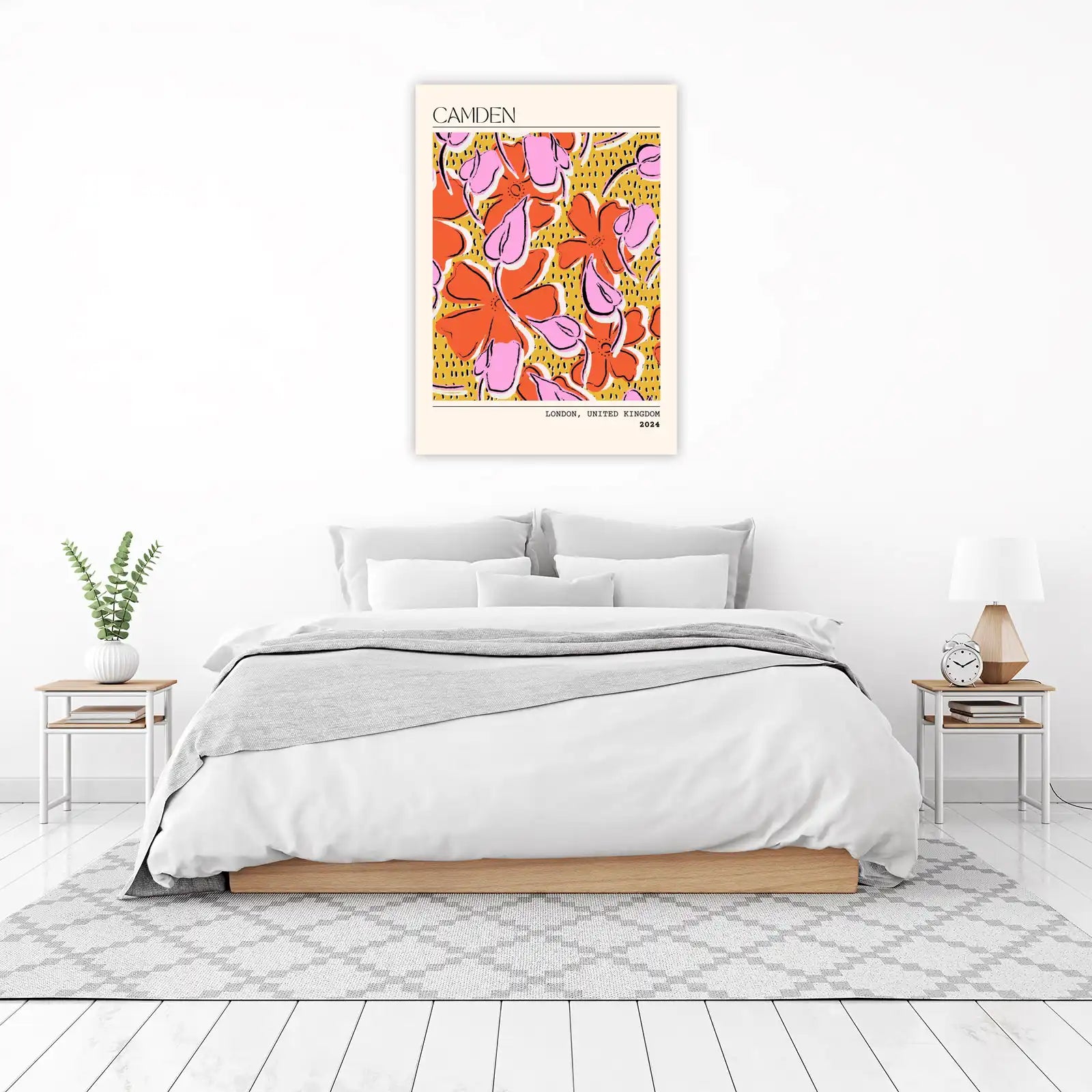 Vibrant Floral Camden Wall Art