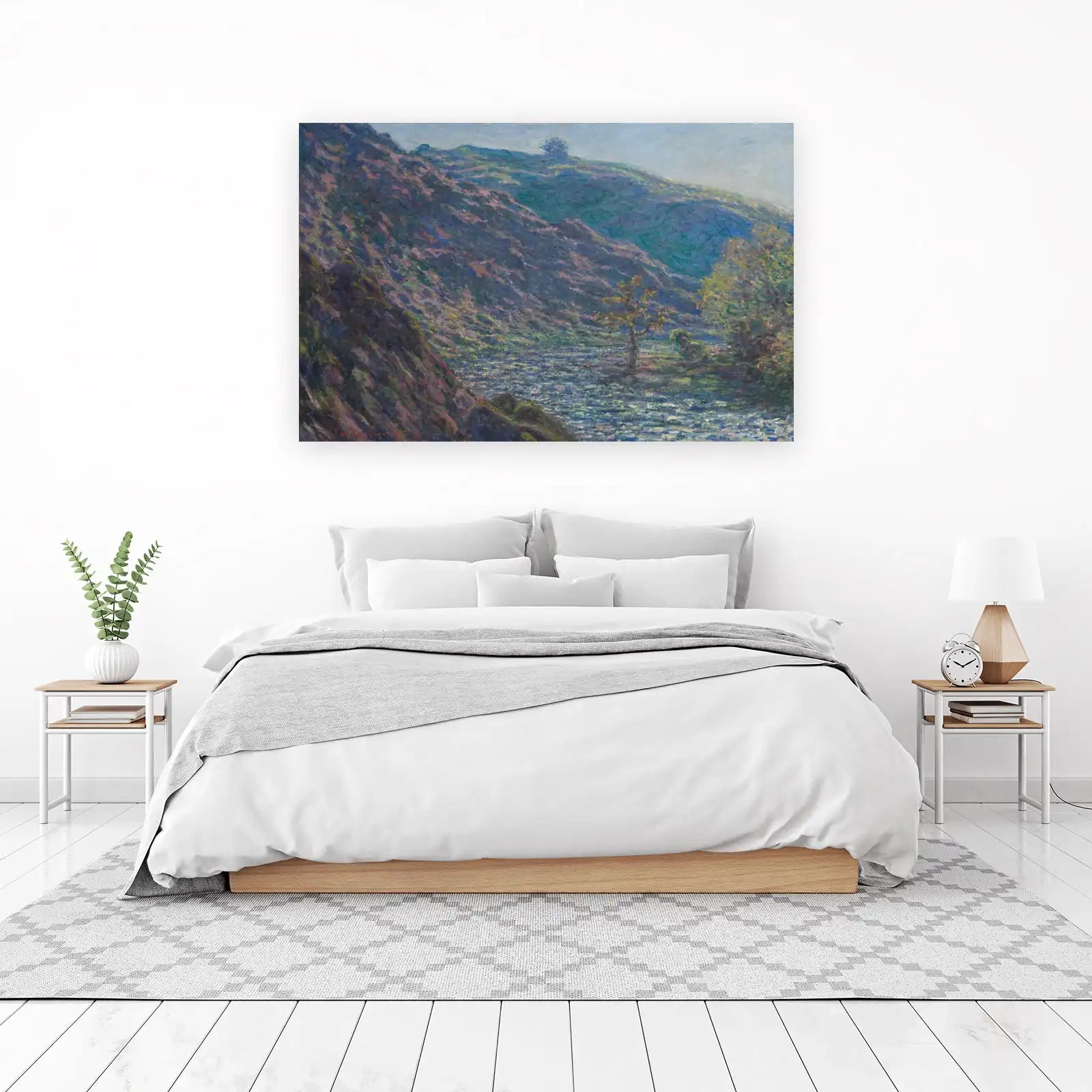 Impressionist River Landscape Wall Art