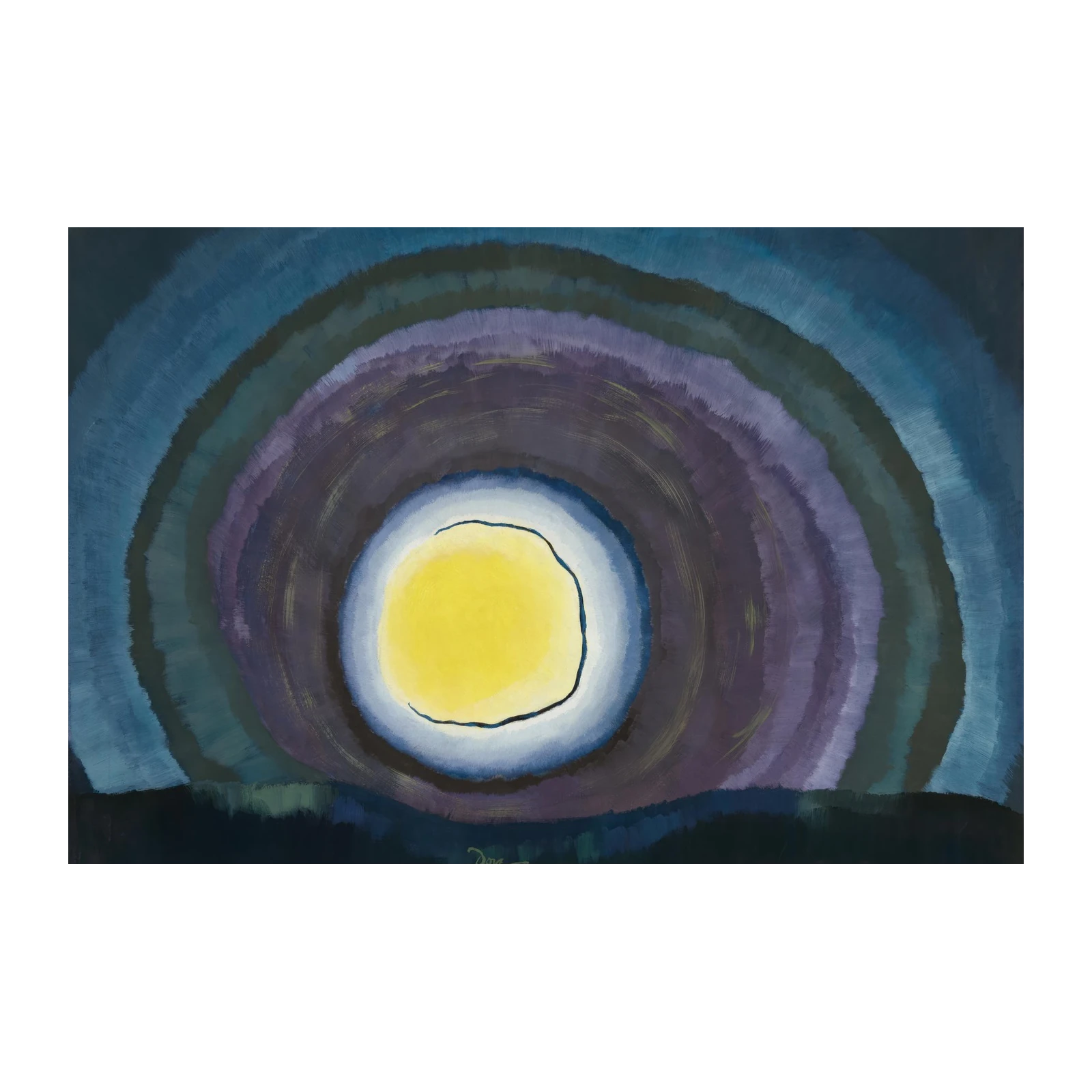 Mystic Sun Abstract Art Wall Art