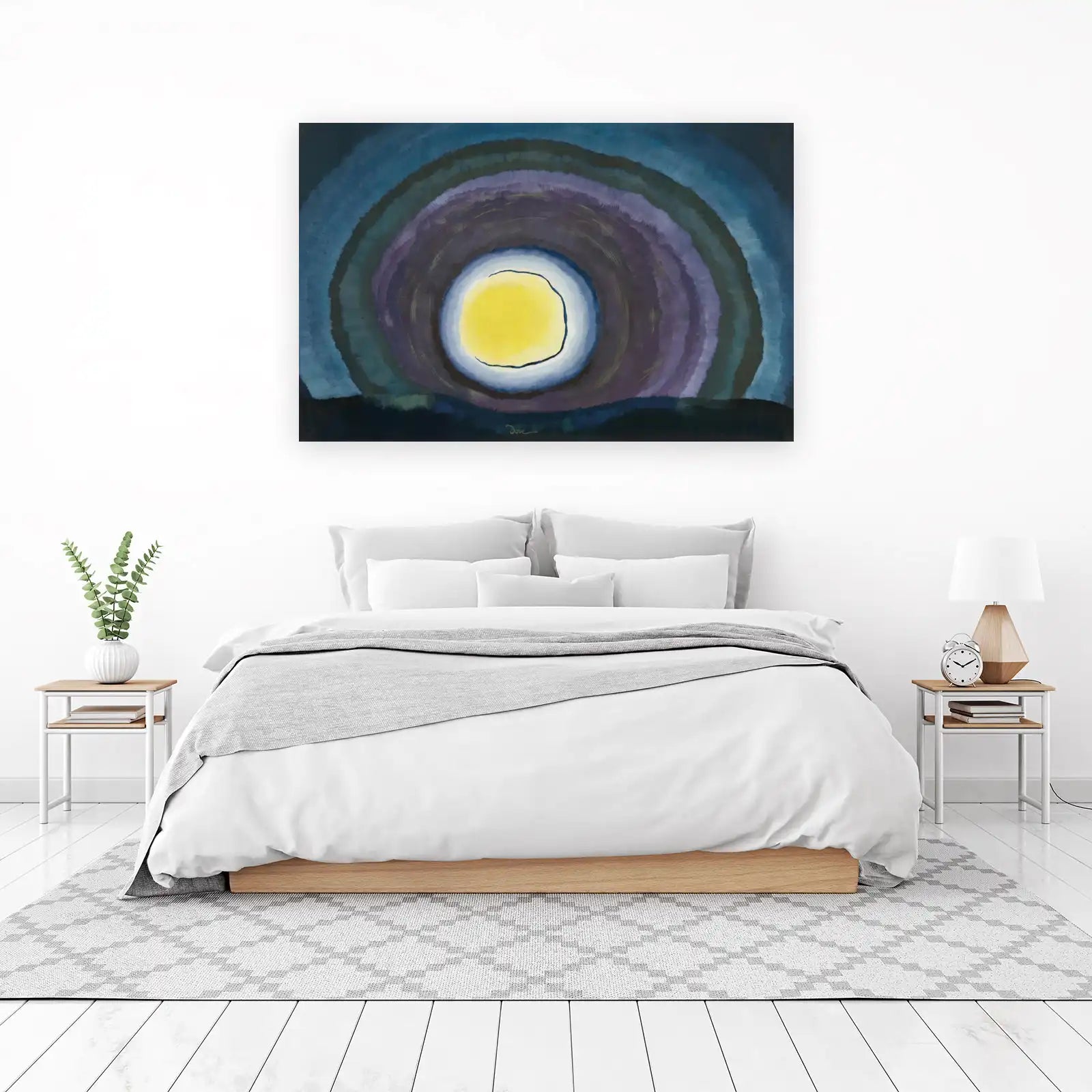 Mystic Sun Abstract Art Wall Art