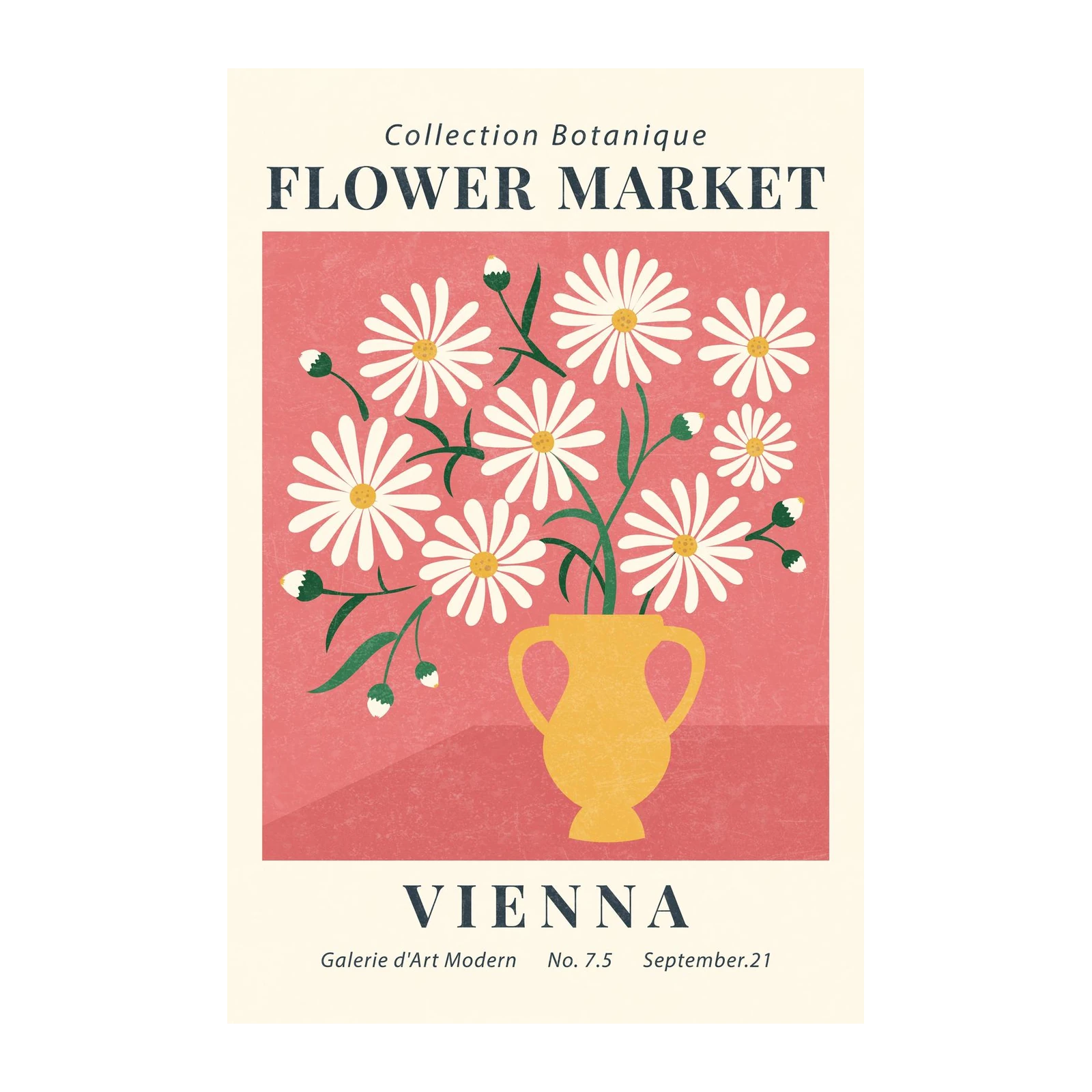 Daisy Flower Market Vienna Wall Art