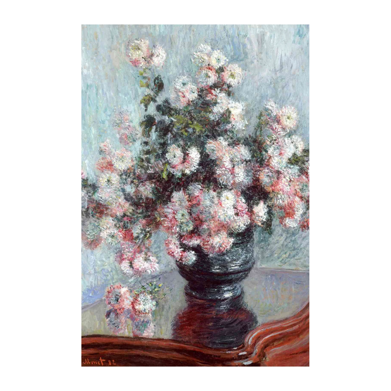 Impressionist Floral Vase Wall Art