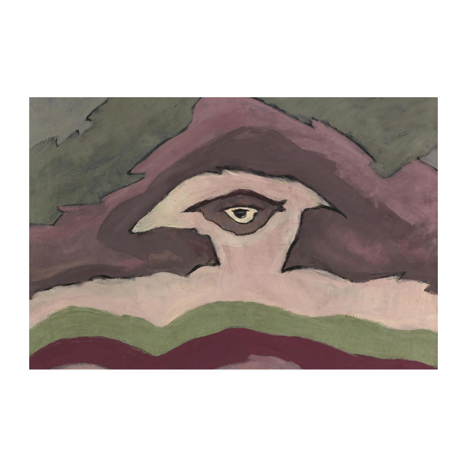 Mystic Eye Abstract Landscape Wall Art