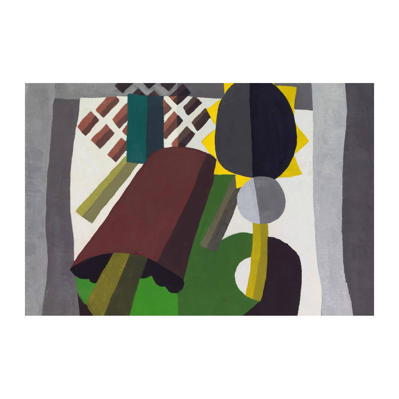 Abstract Geometric Still Life Wall Art