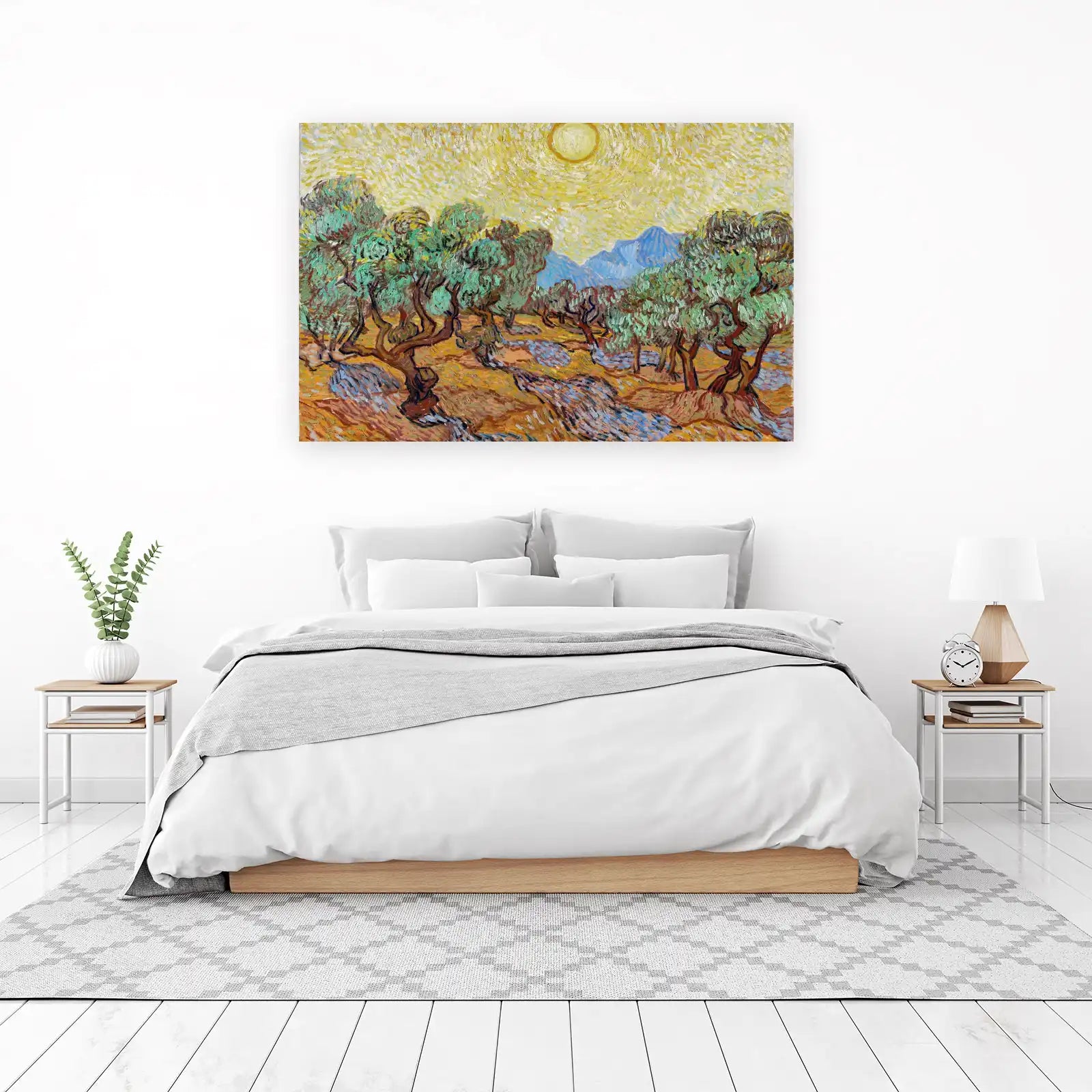 Vibrant Olive Grove by Van Gogh Wall Art