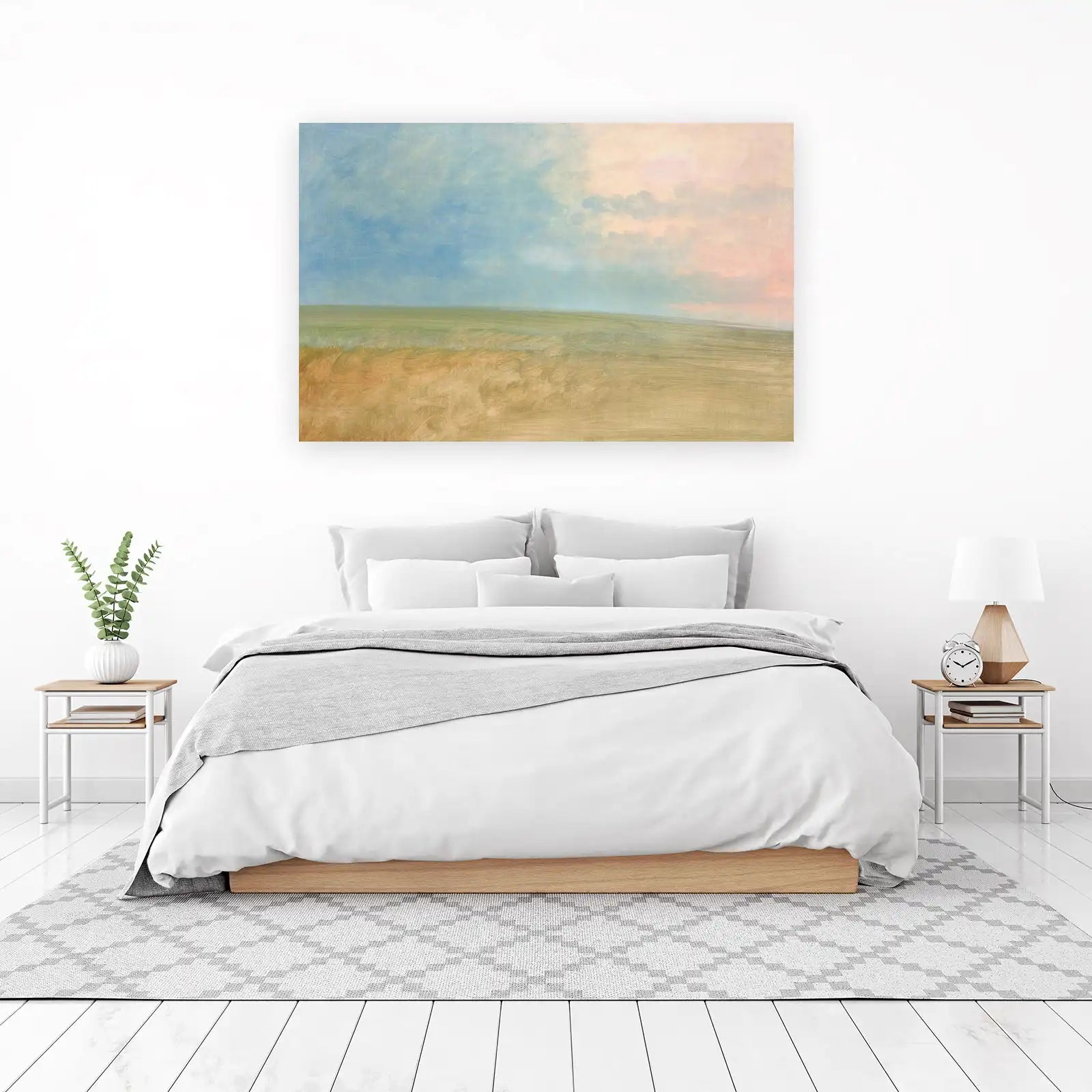 Serene Landscape Abstract Wall Art